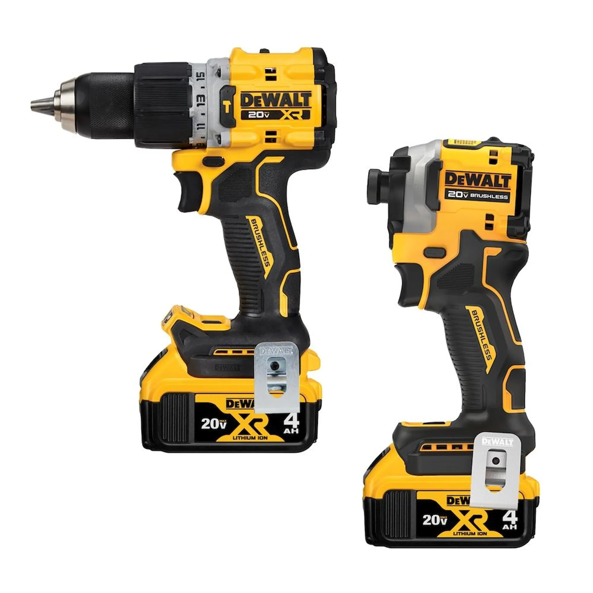 20V MAX XR Hammer Drill and ATOMIC Impact Driver Combo Kit with (2) 4Ah Batteries