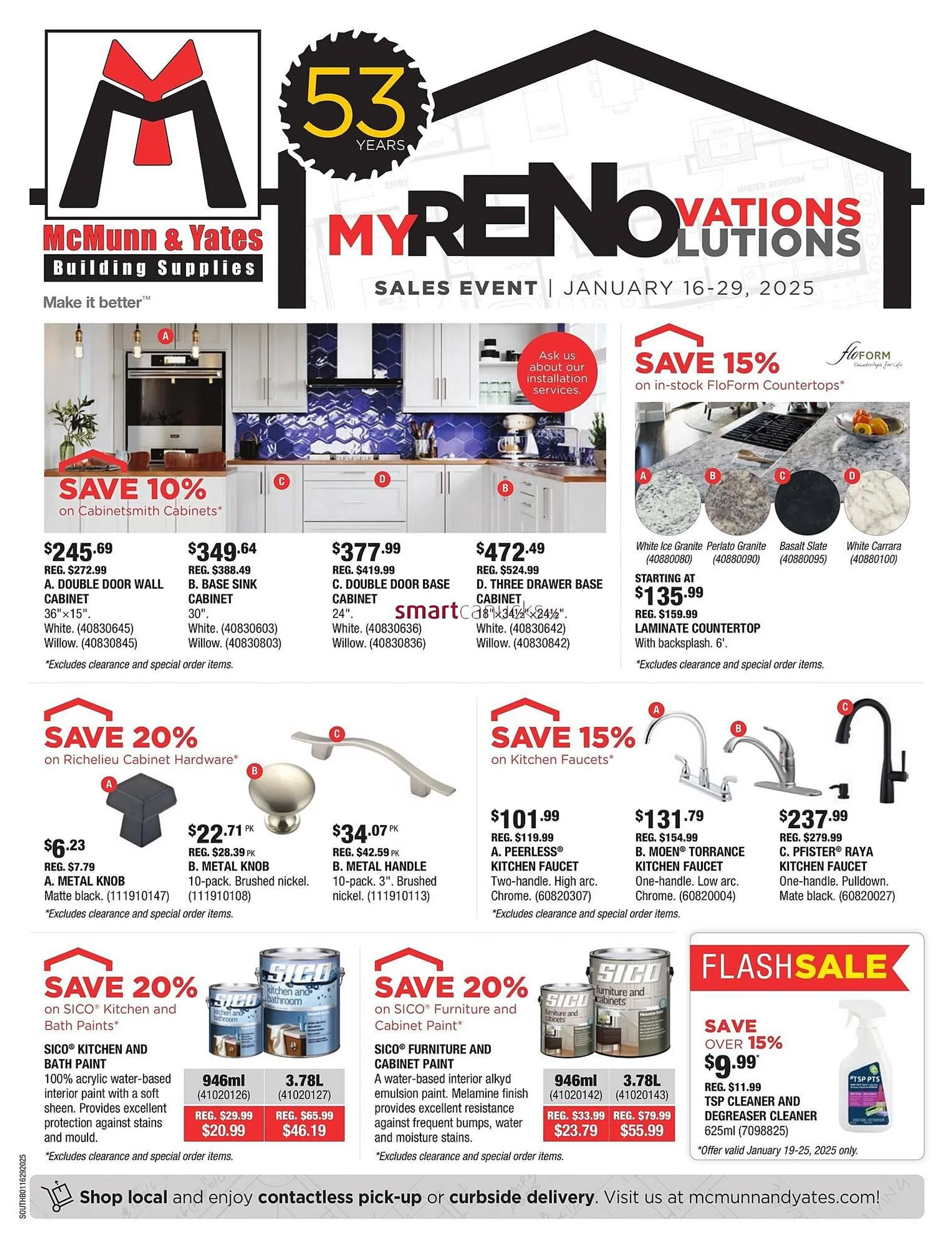 McMunn & Yates Building Supplies flyer - 1