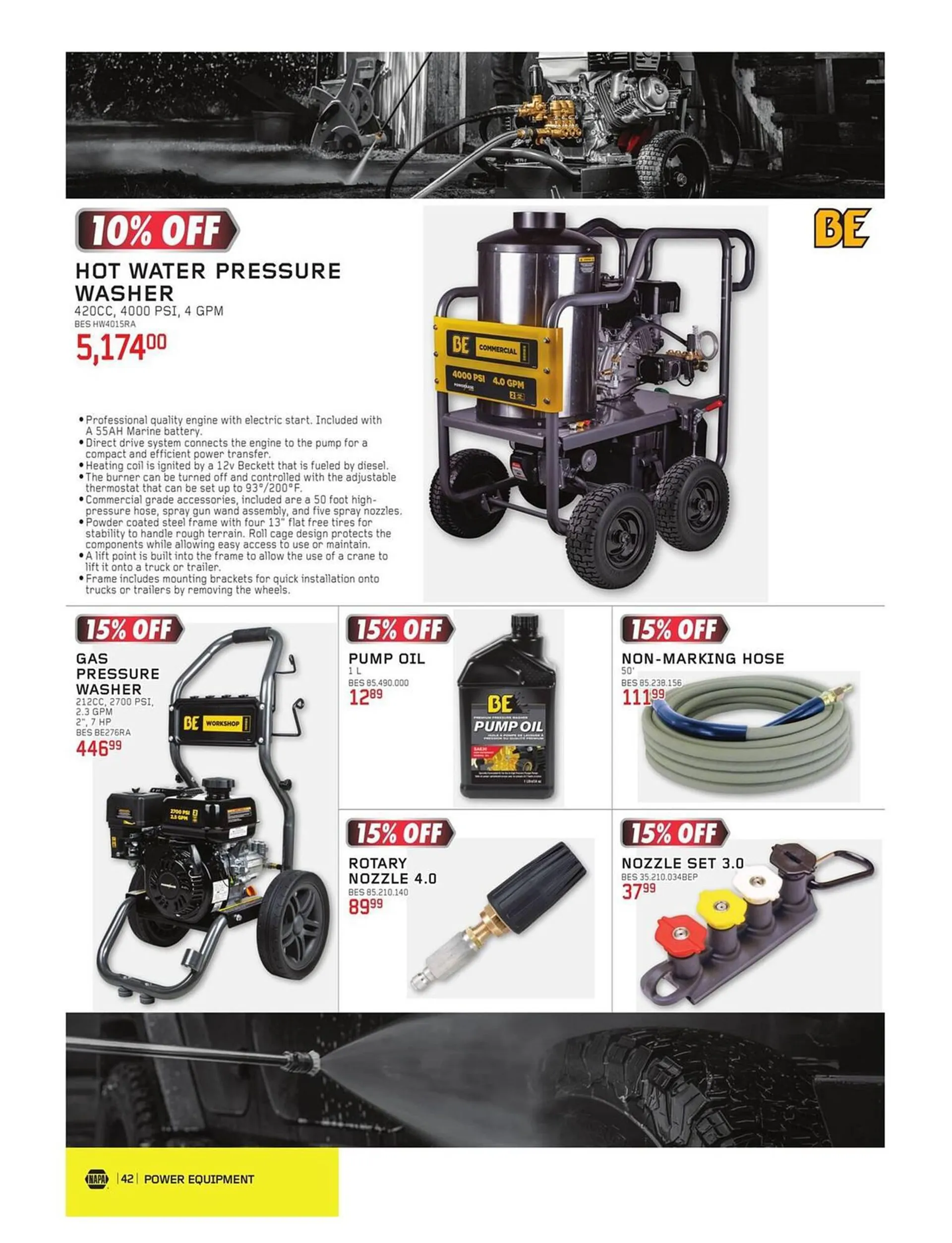 NAPA Auto Parts flyer from November 1 to December 31 2023 - flyer page 42