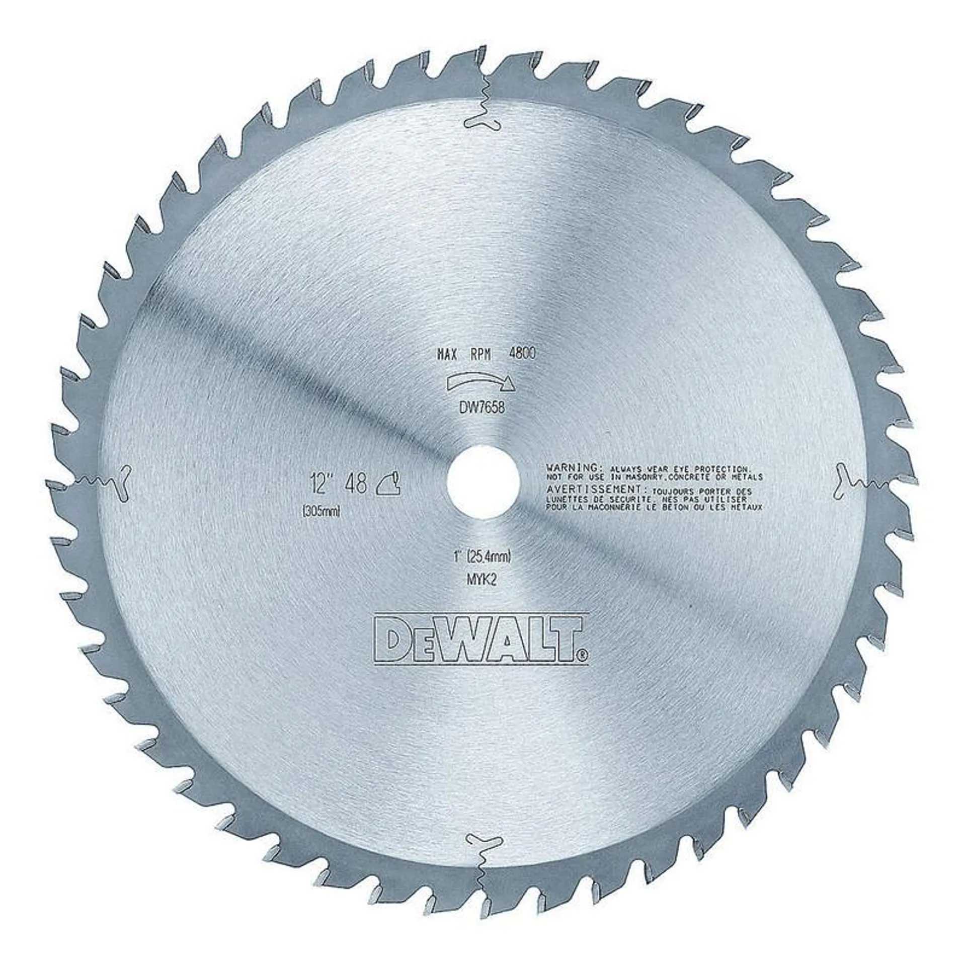 12IN. THINK KERF 48T SAW BLADE DEWALT