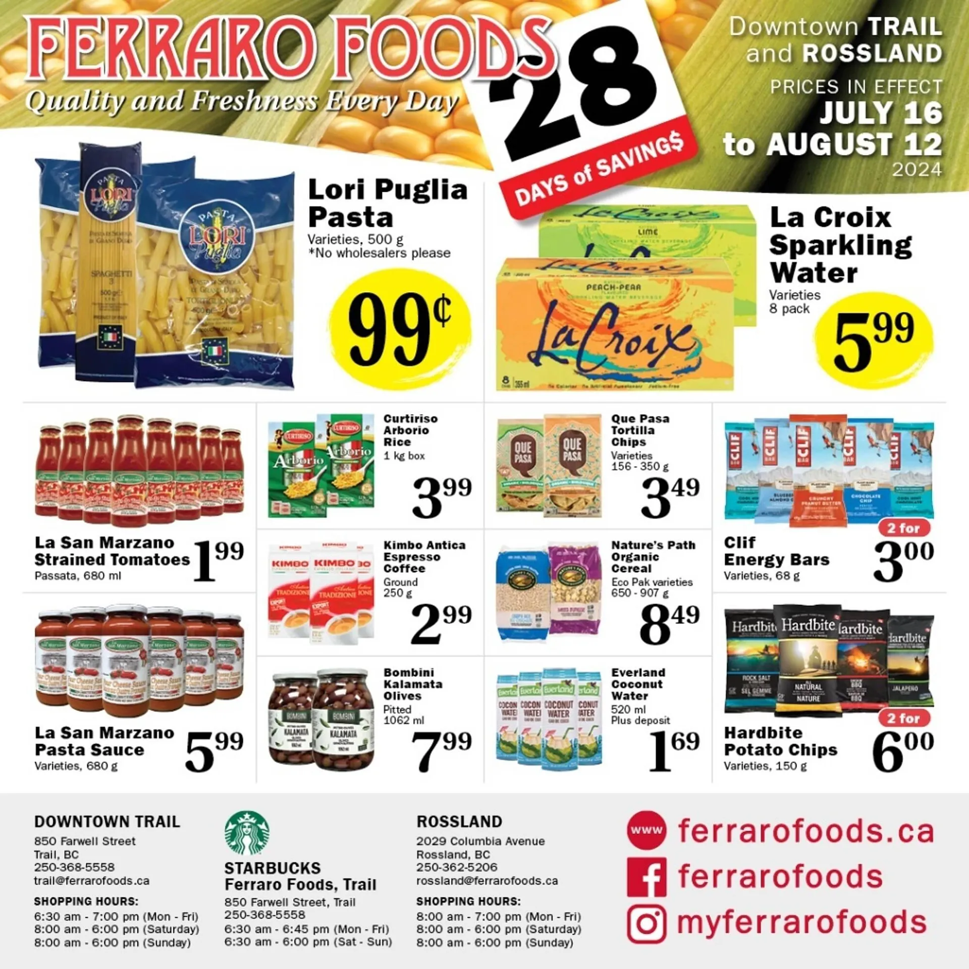 Ferraro Foods flyer from July 16 to August 12 2024 - flyer page 2