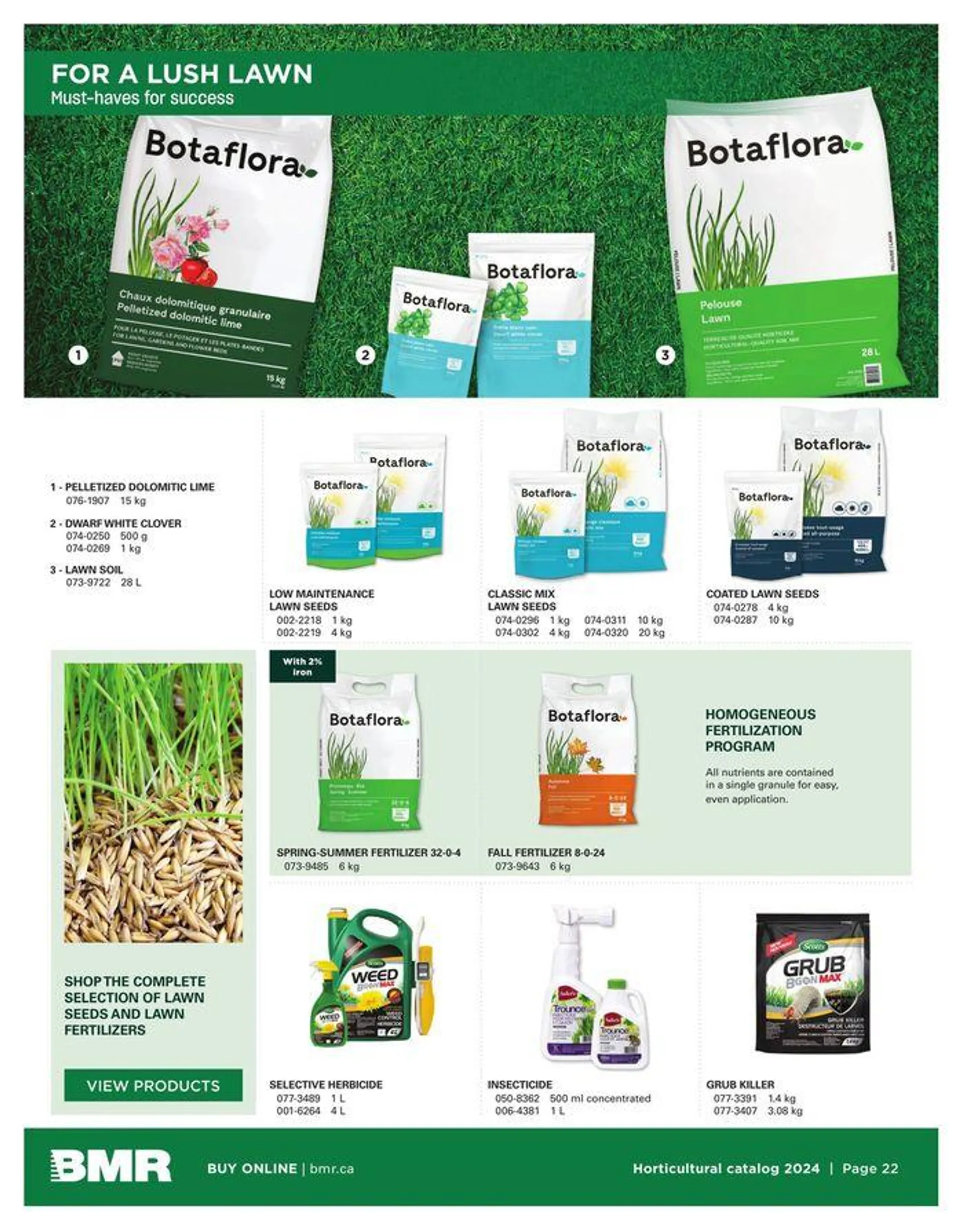 HORTICULTURAL CATALOG 2024 from April 11 to December 31 2024 - flyer page 22