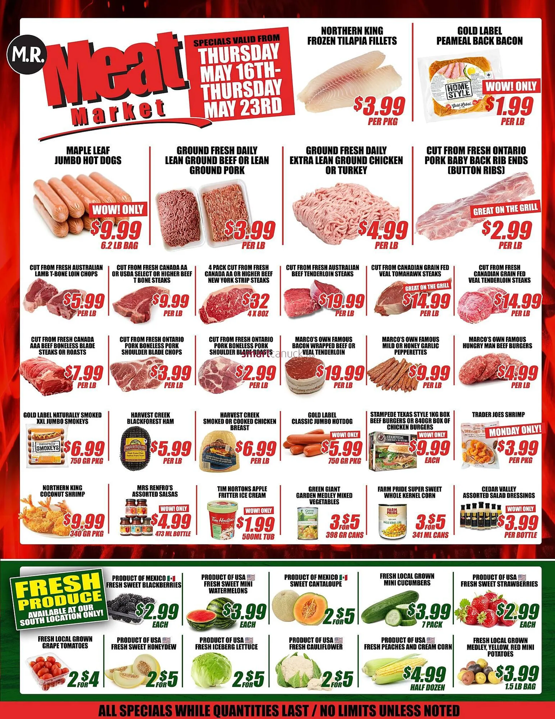 Mr. Meat Market flyer - 1