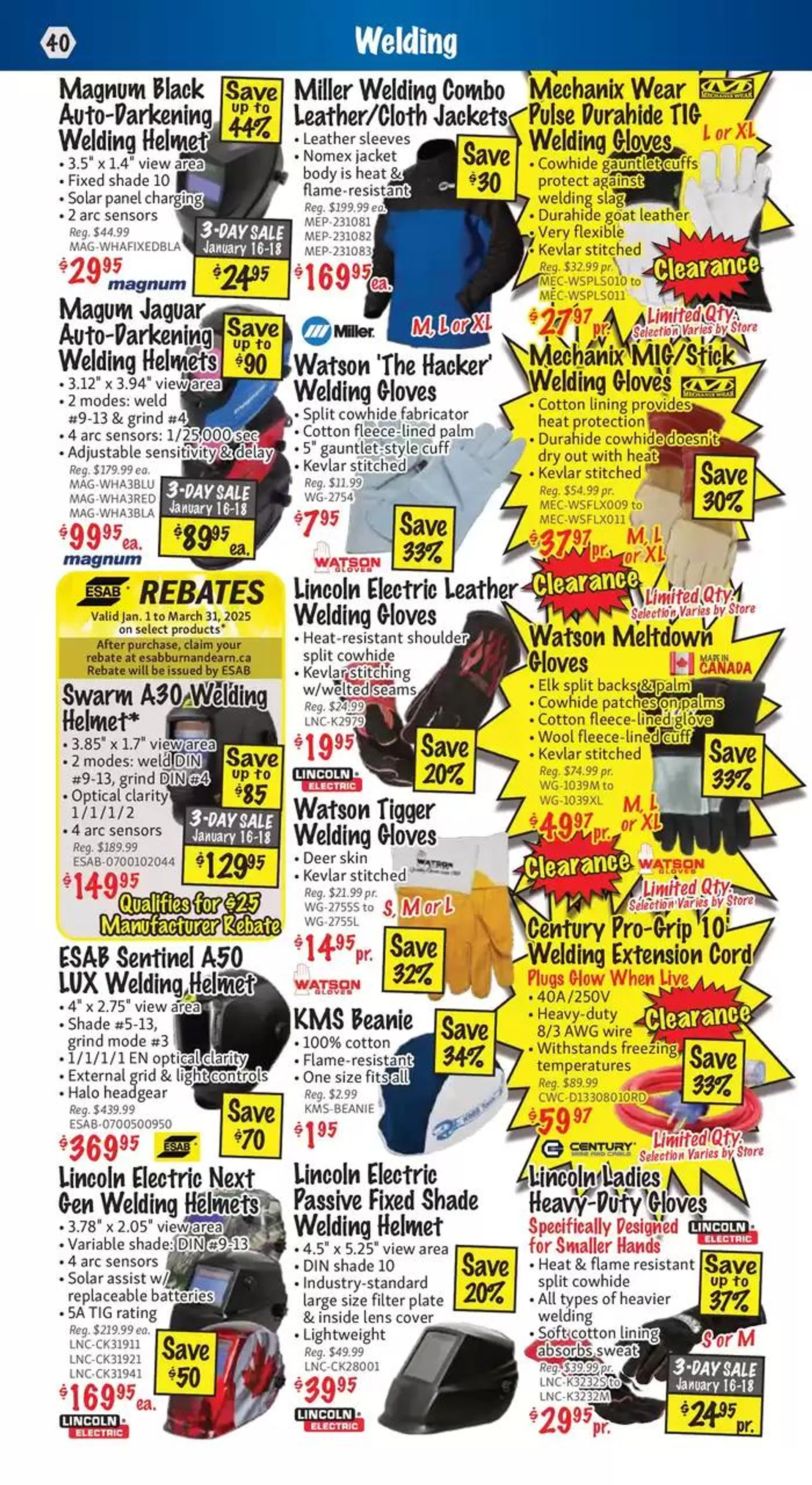 KMS Tools January 2025 Clearance Sale from January 1 to January 8 2025 - flyer page 40