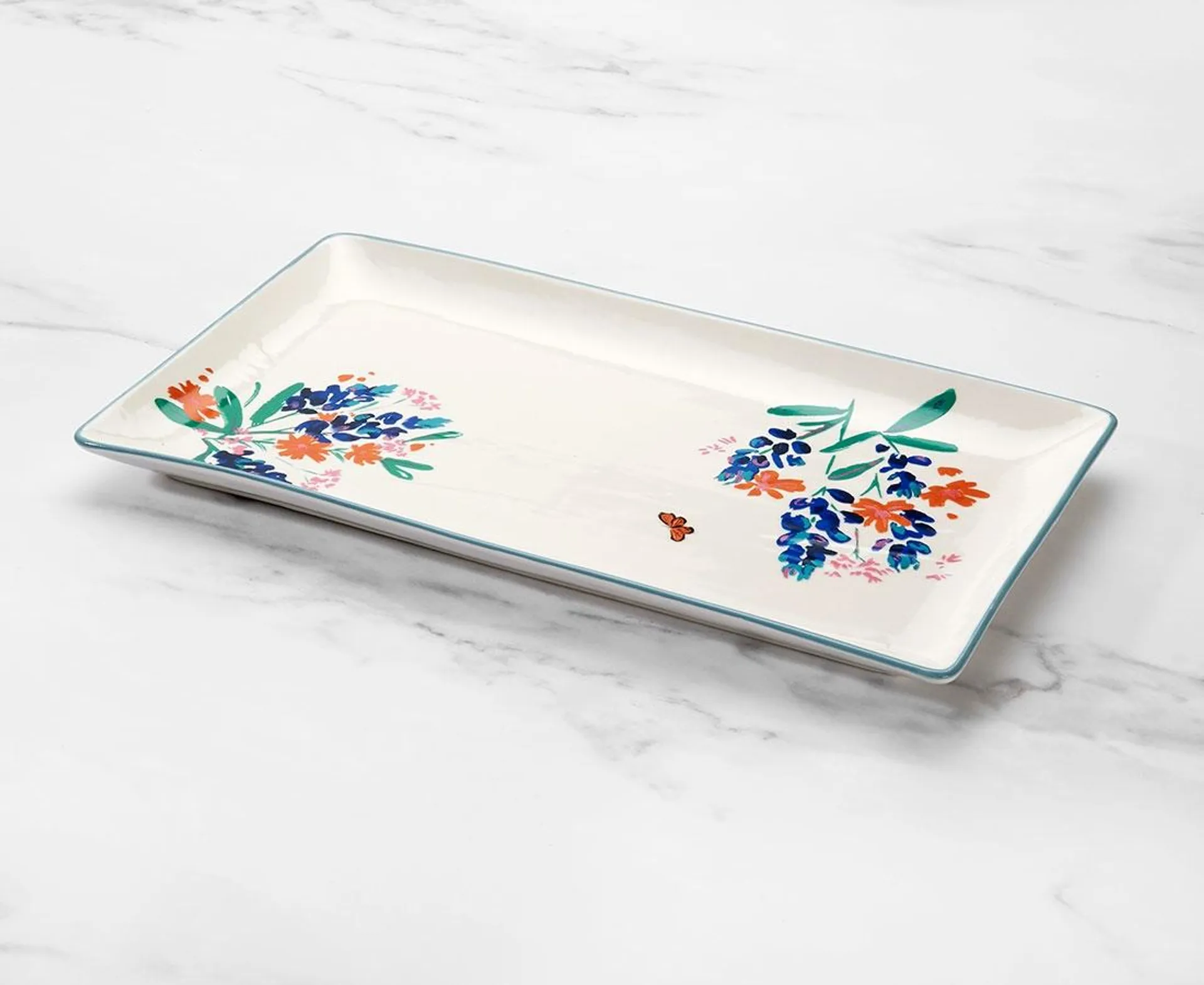 Flores Rectangular Tray