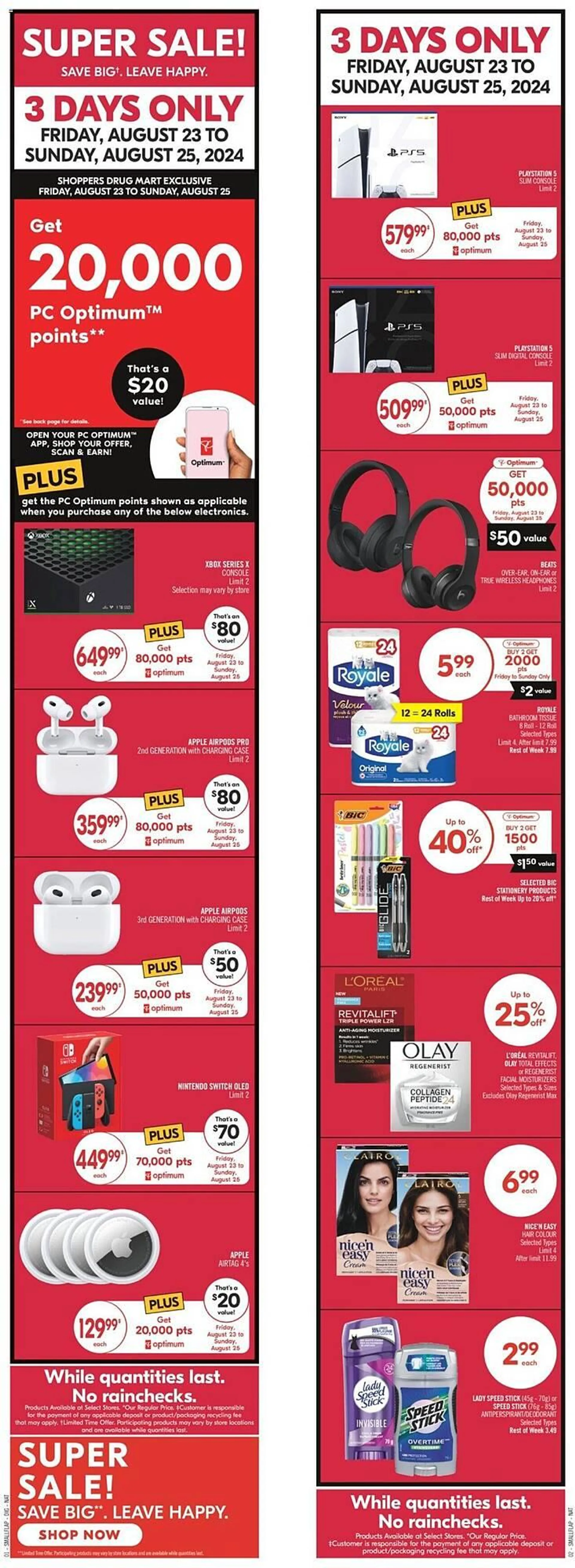 Shoppers Drug Mart flyer - 1