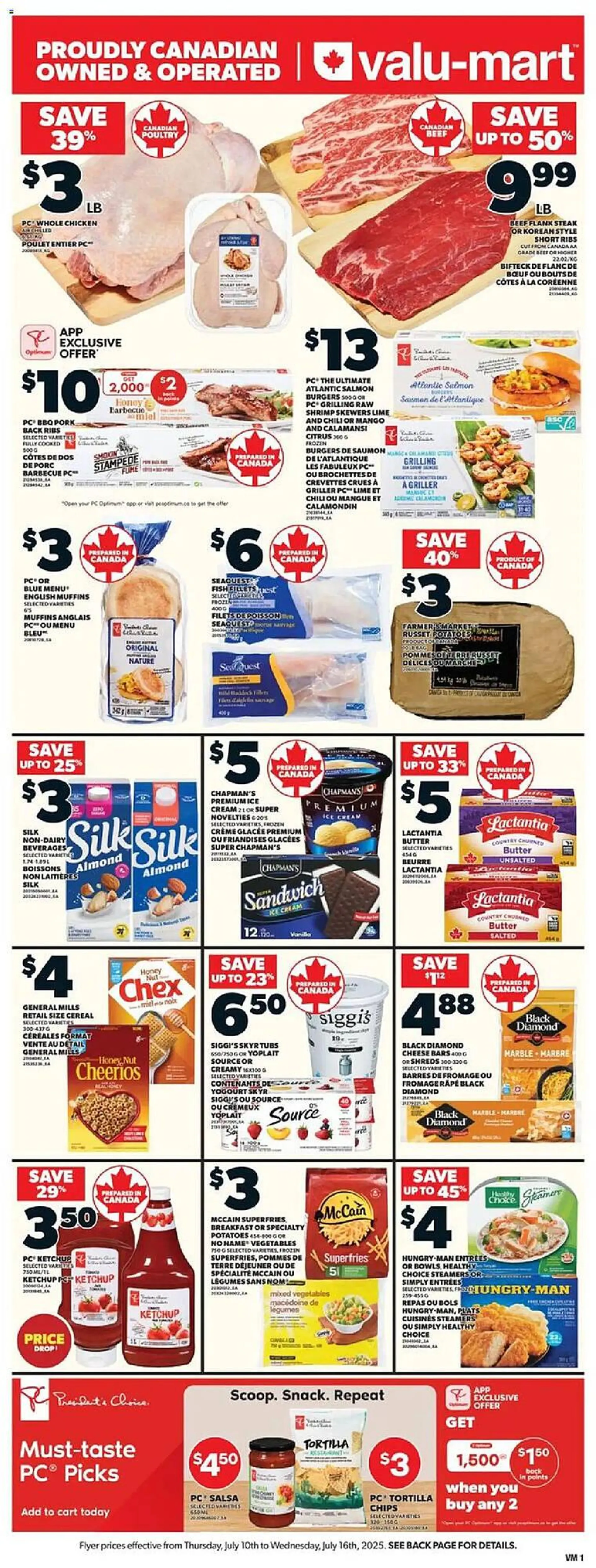 Valu-mart flyer from July 10 to July 17 2025 - flyer page 1