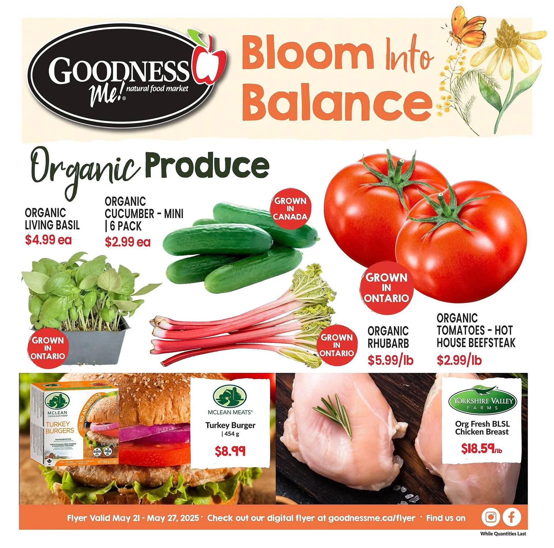 Goodness Me flyer - 1