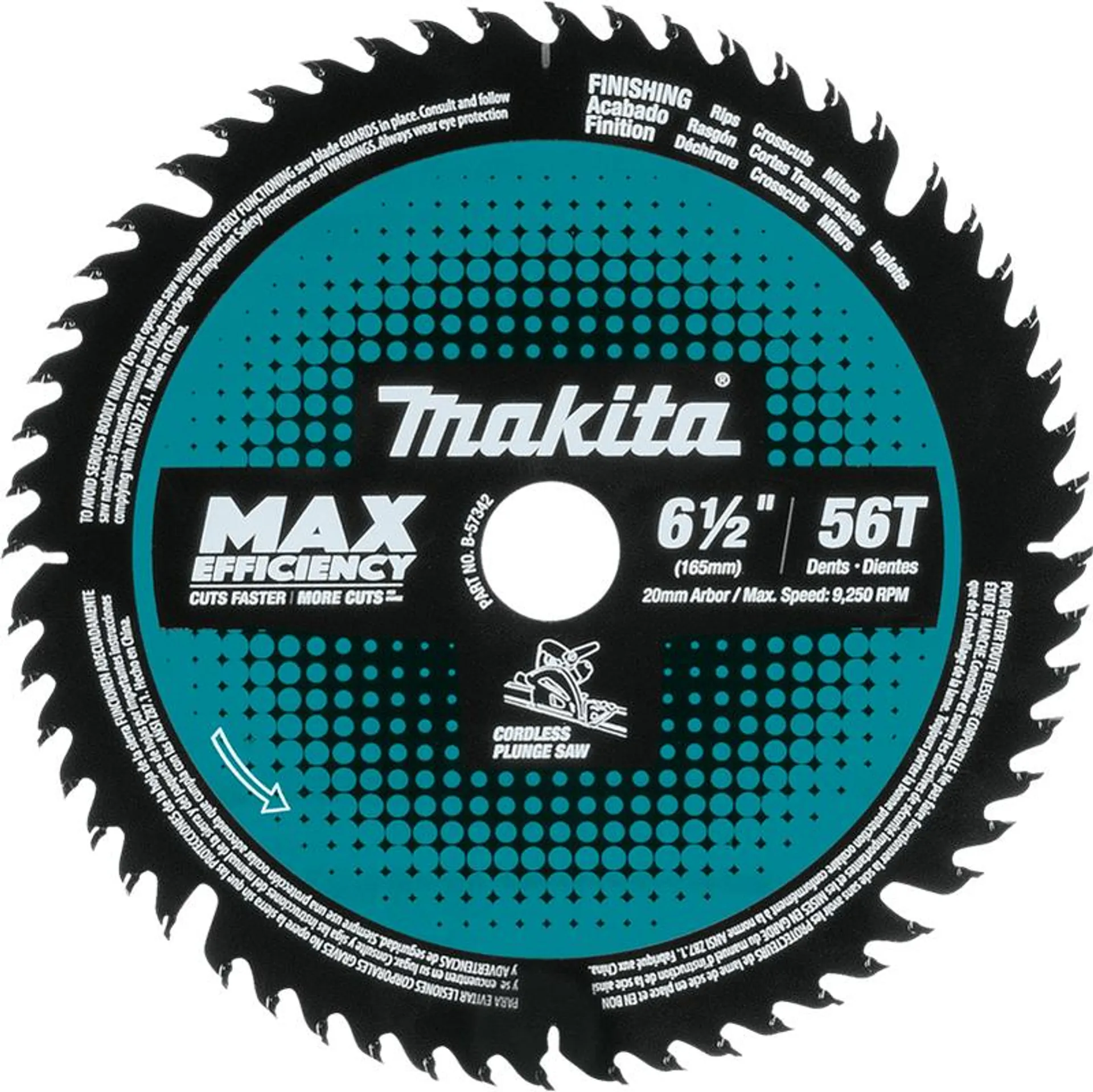 SAW BLADE CT 6 1/2 55T MAKITA