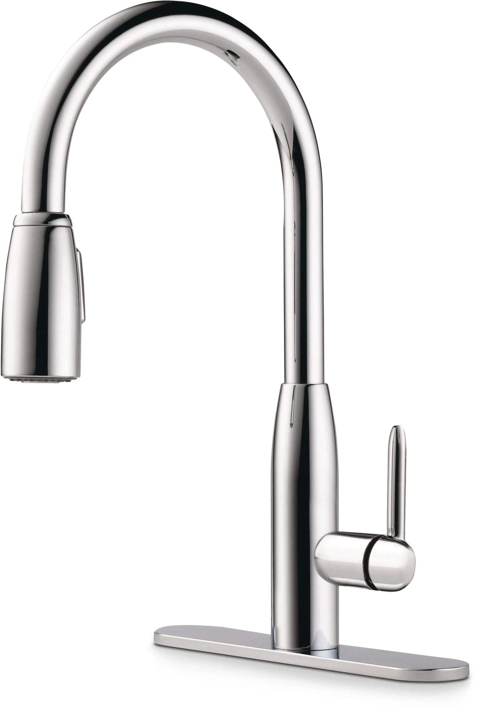 Peerless® Tunbridge Single Handle High Arc Pull Down Kitchen Faucet, Chrome