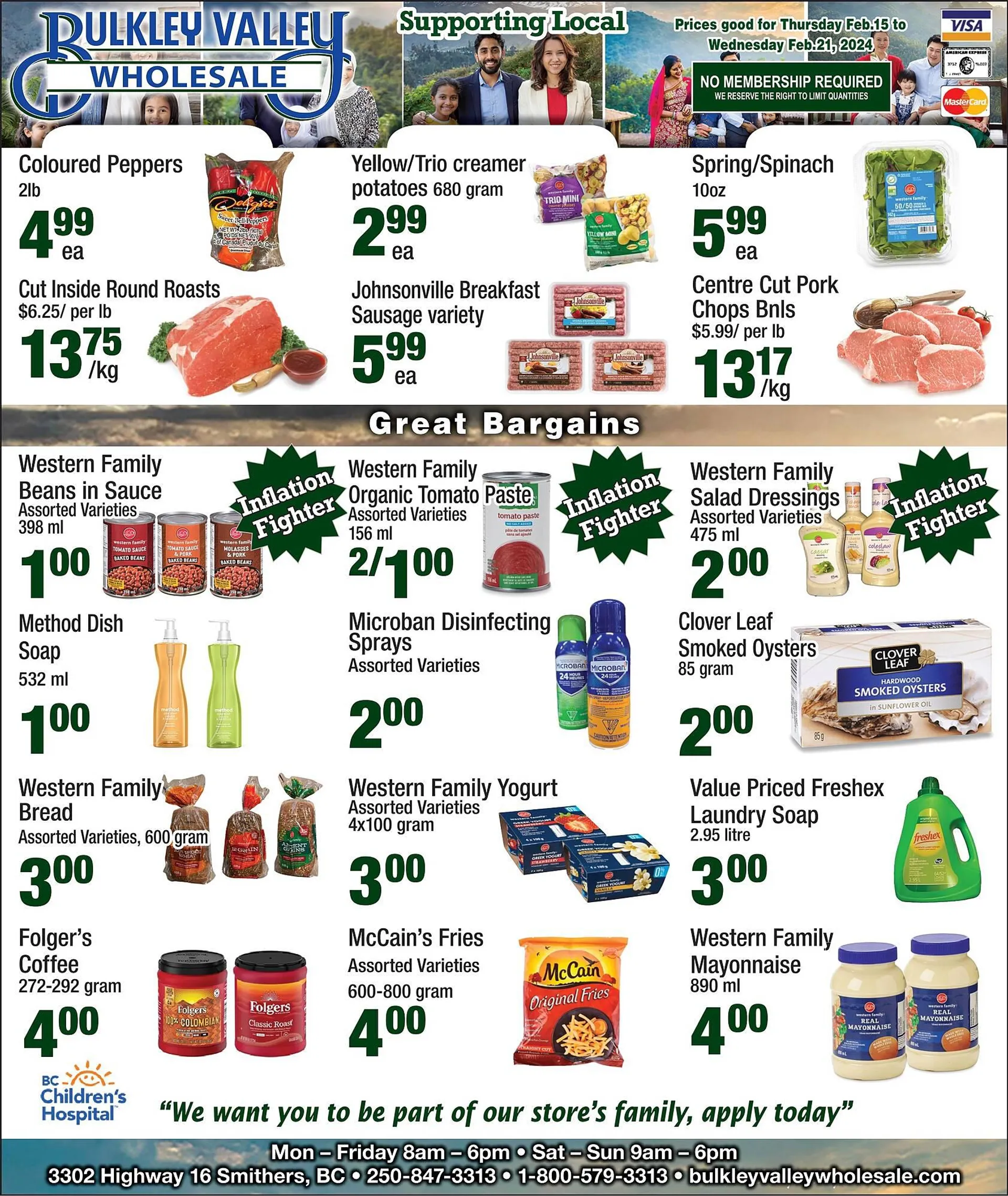 Bulkley Valley Wholesale flyer from February 14 to February 20 2024 - flyer page 