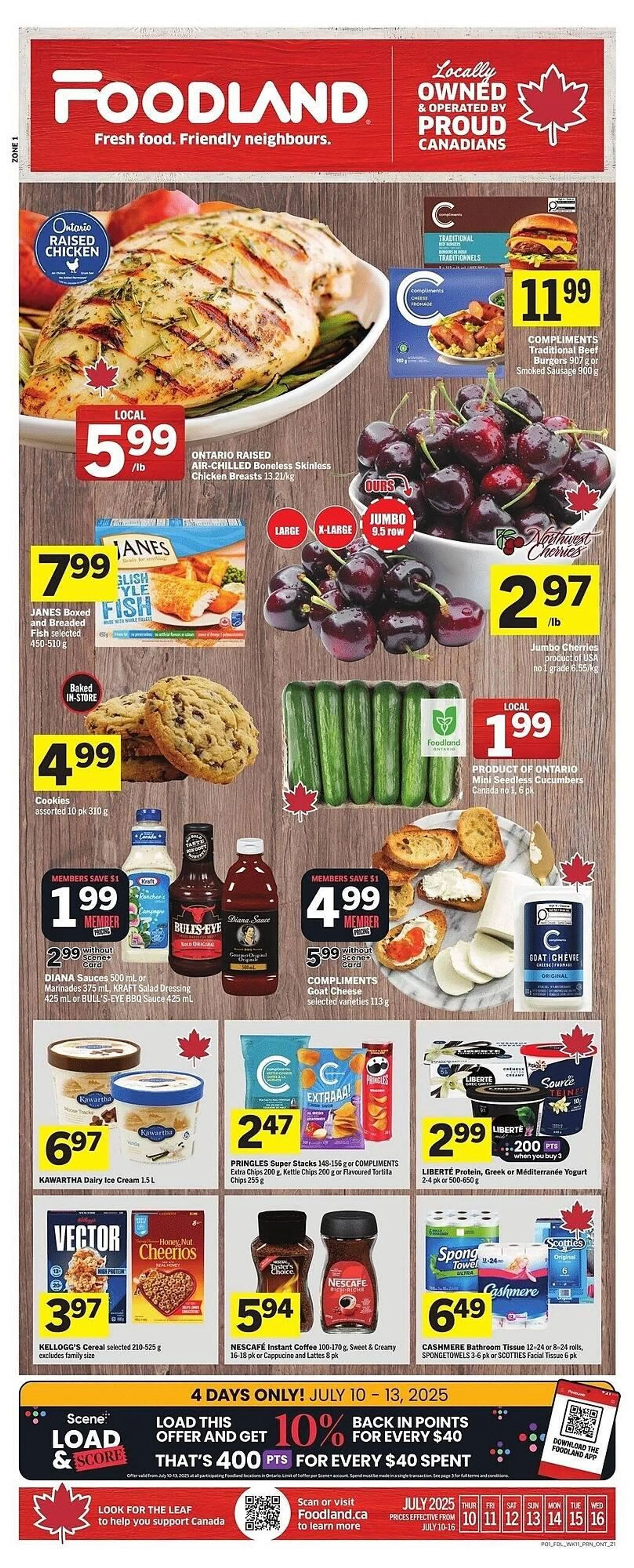 Foodland flyer from July 10 to July 16 2025 - flyer page 1