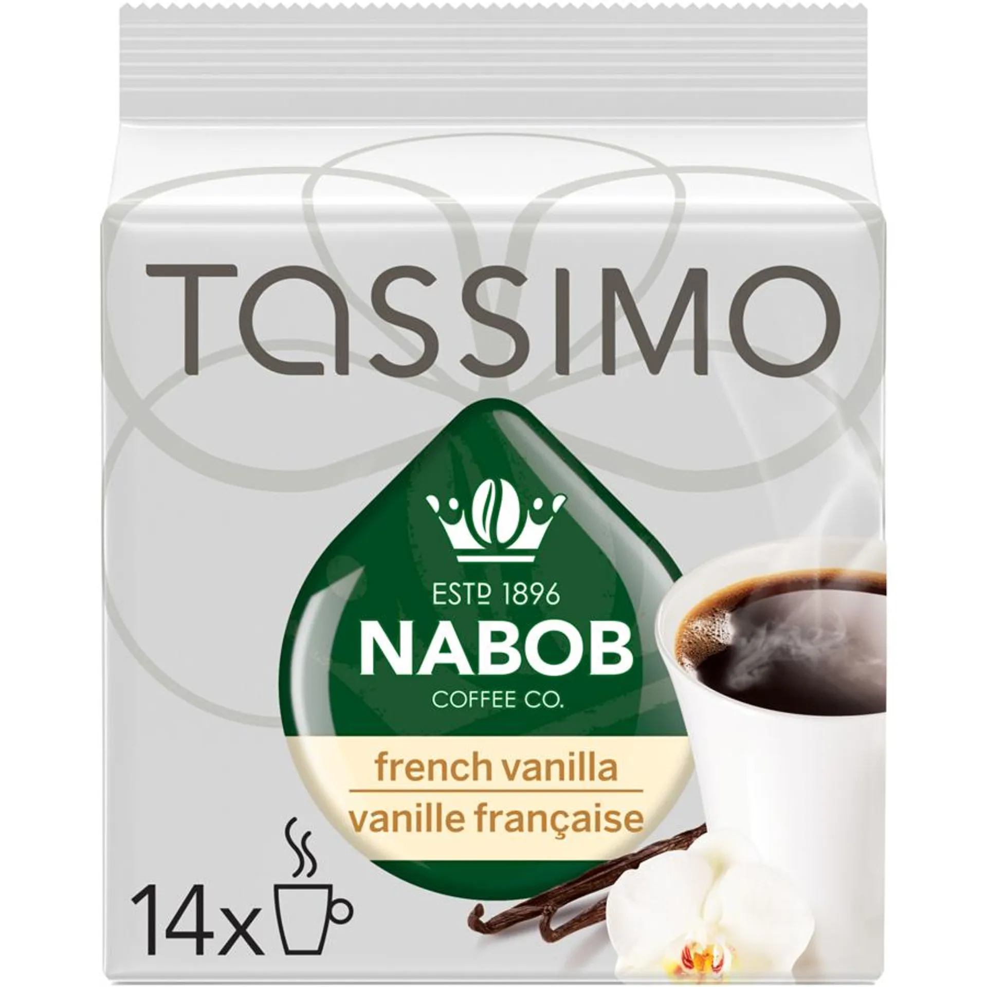 Nabob French Vanilla Coffee Single Serve T-Discs