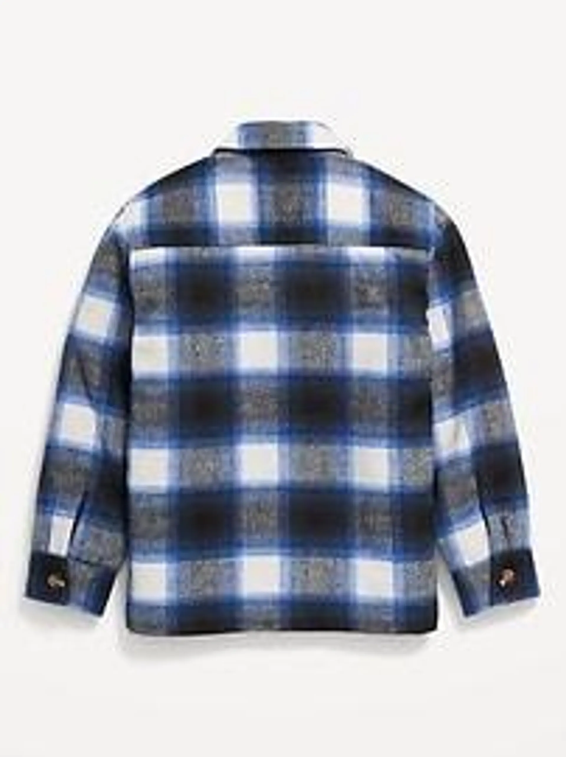 Plaid Shacket for Boys