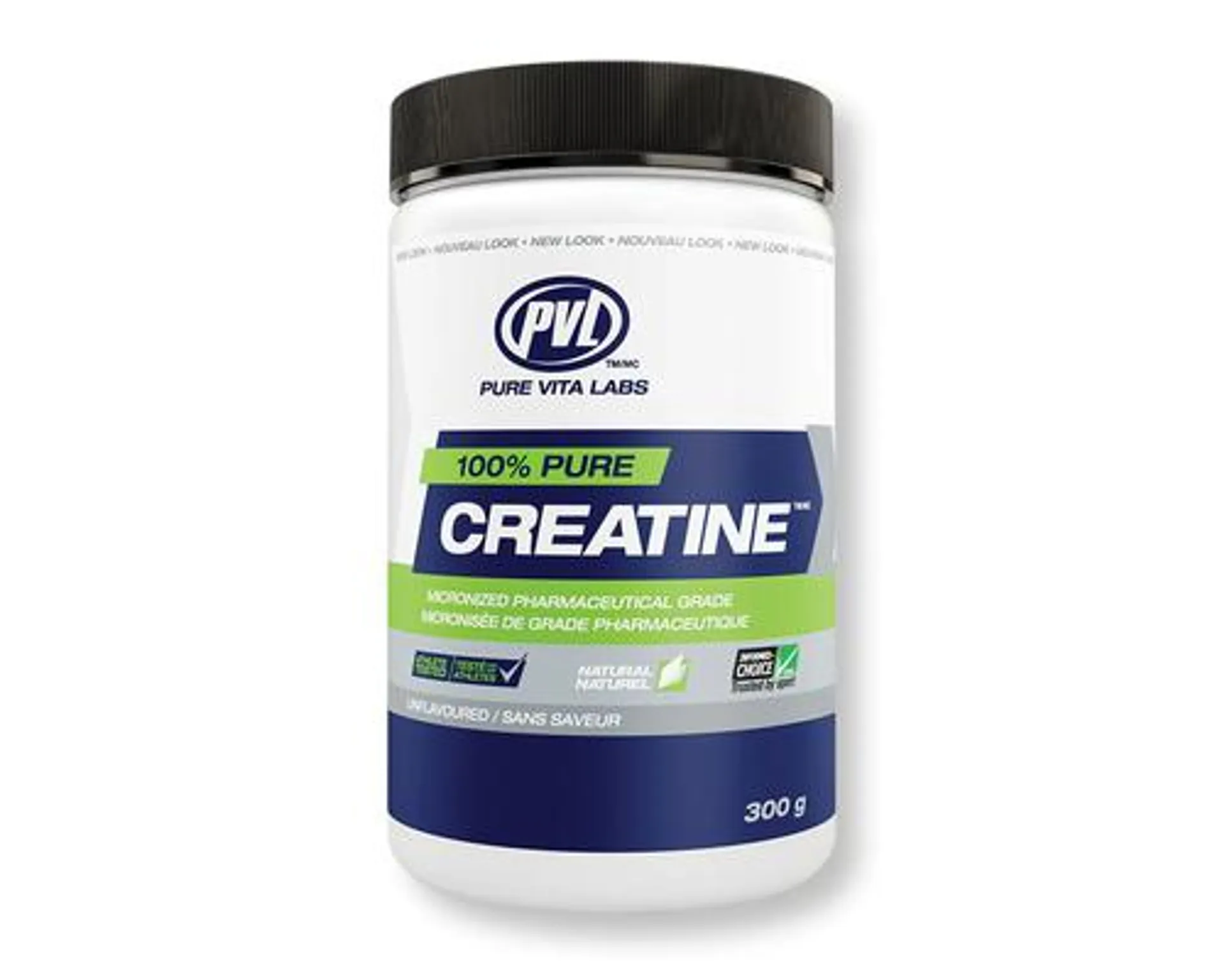 PVL 100% Pure Creatine Unflavoured 300g