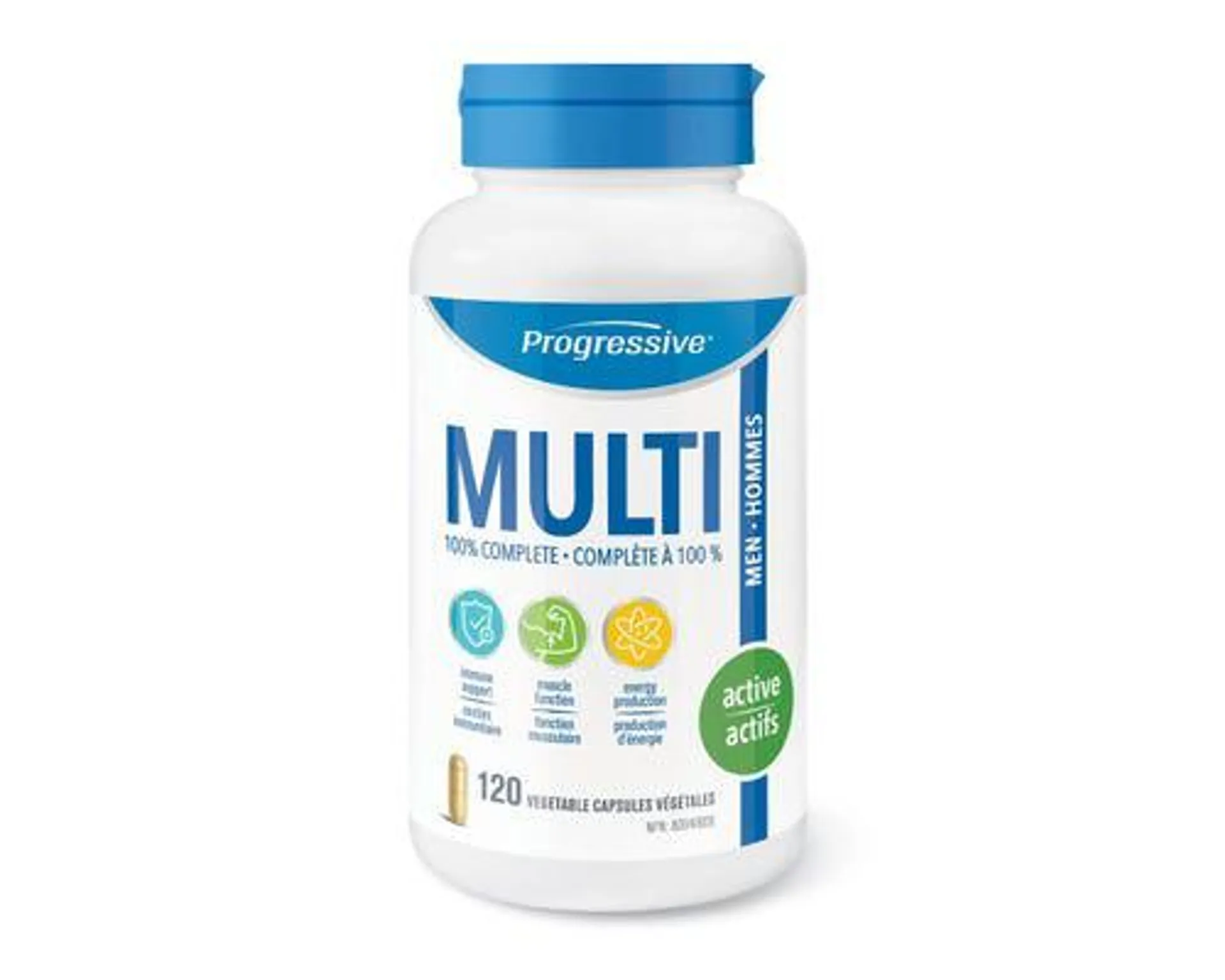 Progressive Multi Active Men 120 Veggie Caps