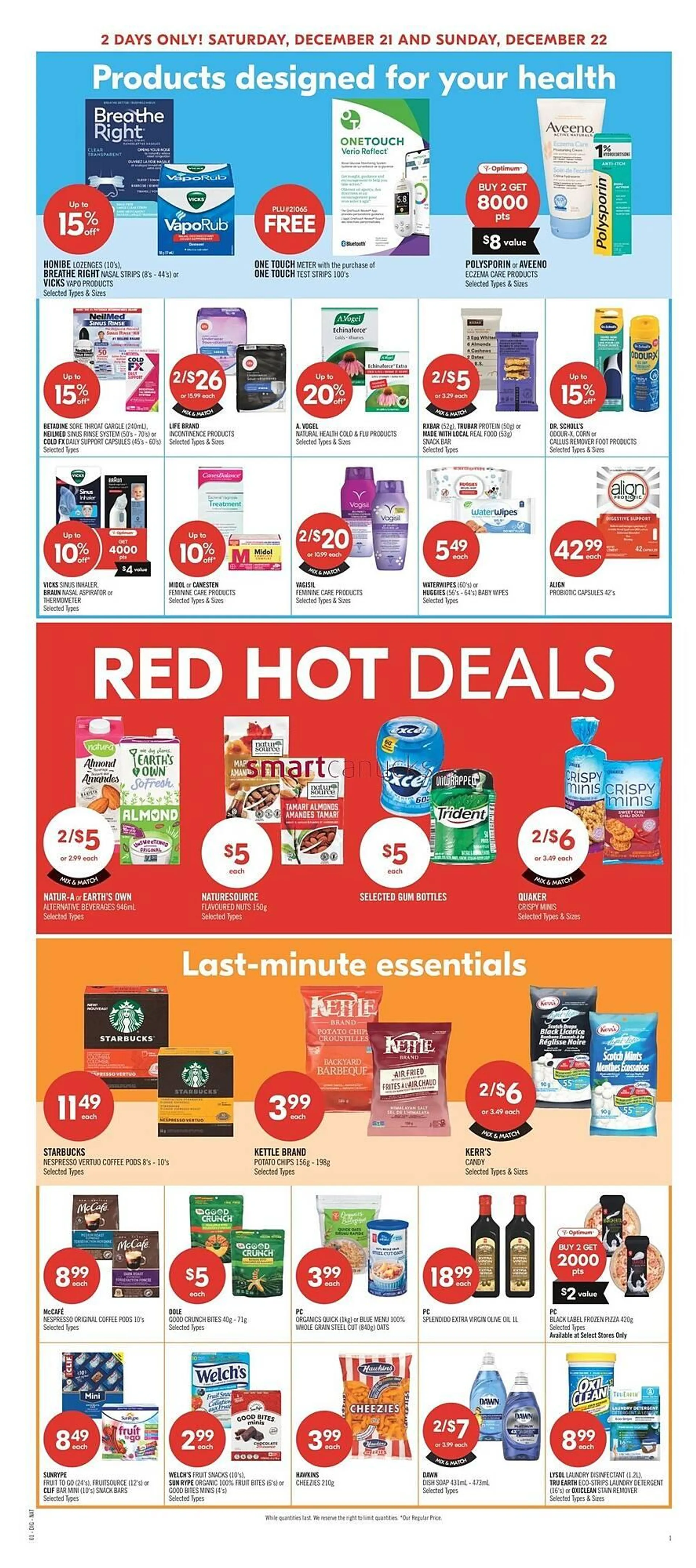 Shoppers Drug Mart flyer from December 26 to January 8 2025 - flyer page 14