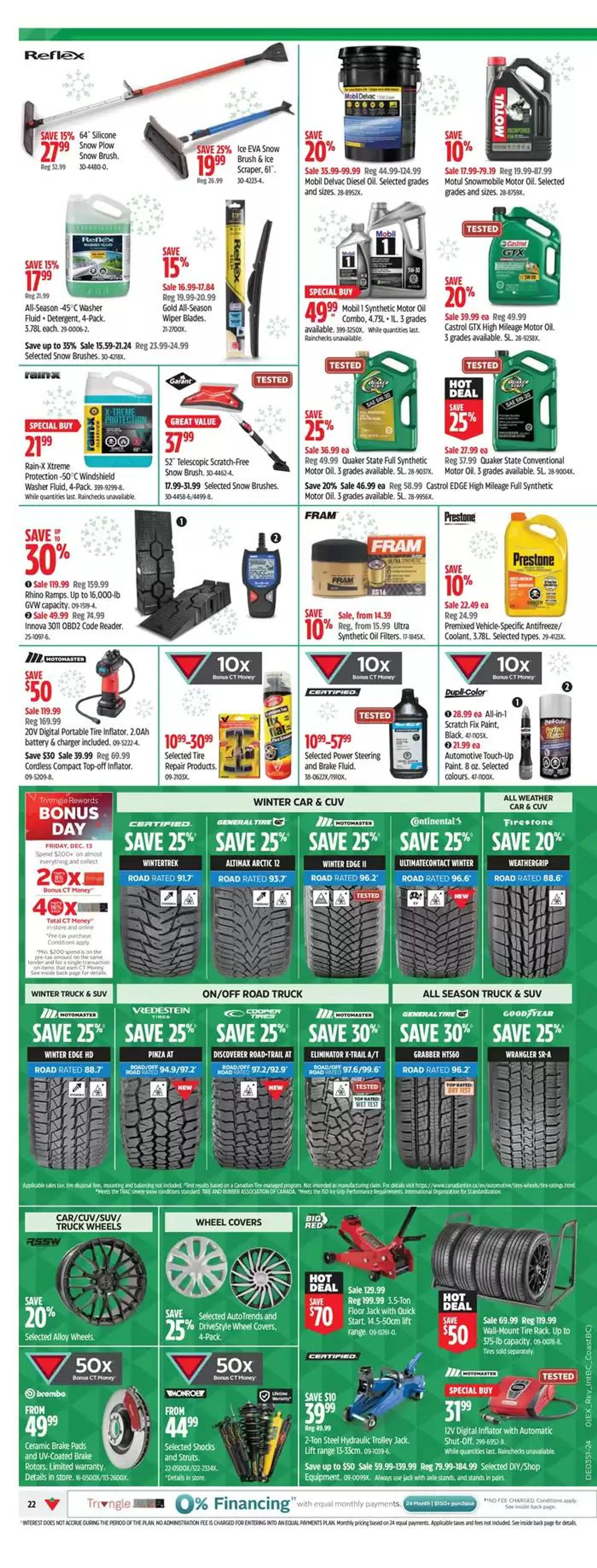 Canadian Tire weekly flyer from December 12 to December 22 2024 - flyer page 22