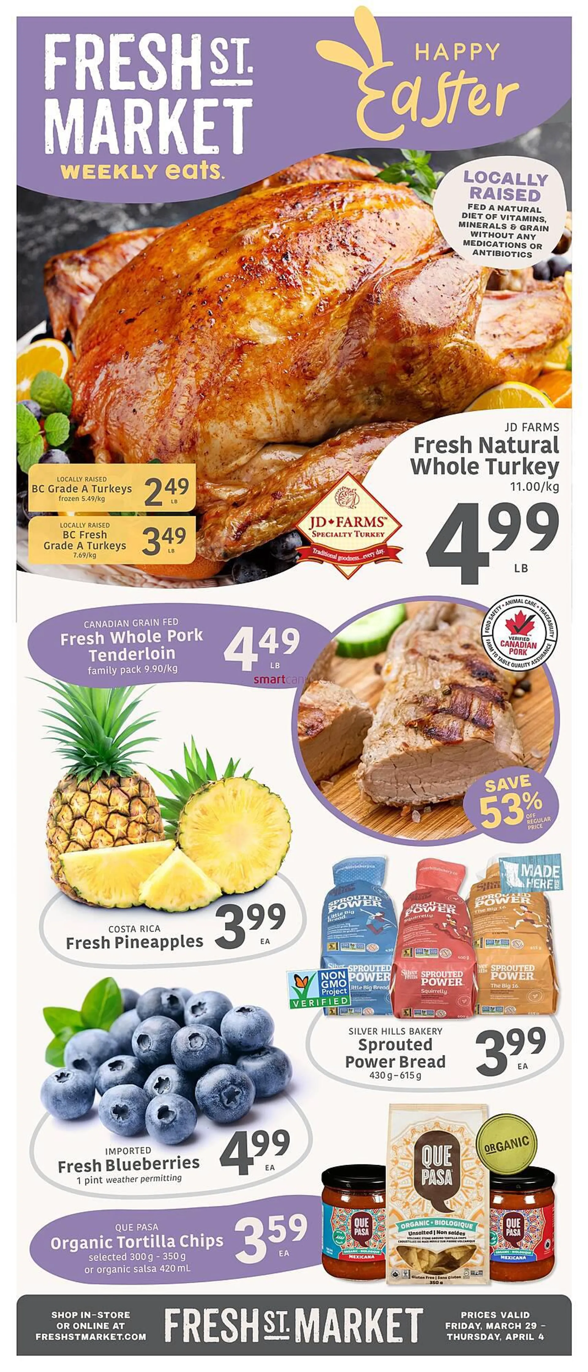 Fresh St Market flyer from March 28 to April 3 2024 - flyer page 