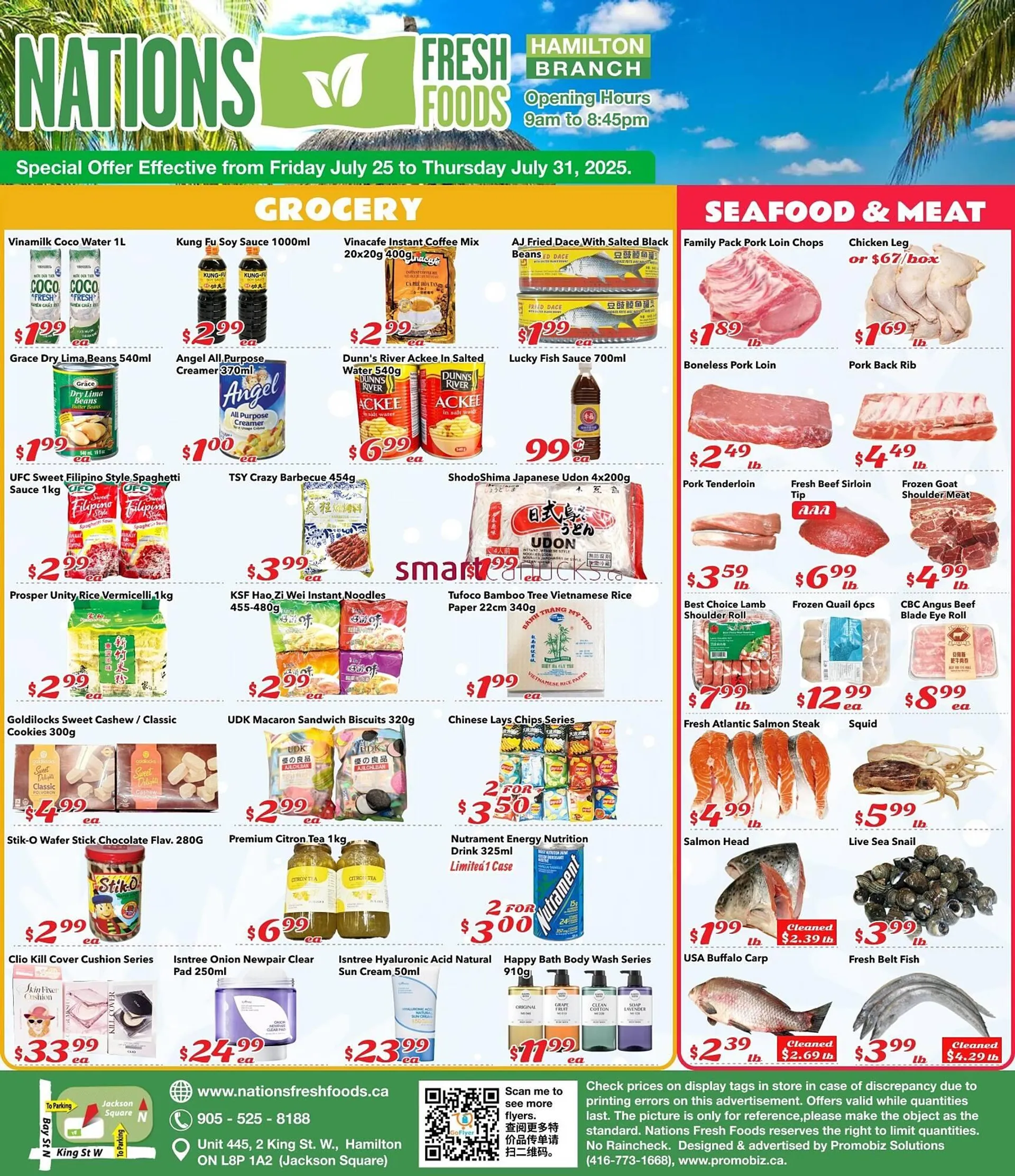 Nations Fresh Foods flyer from July 25 to July 31 2025 - flyer page 1