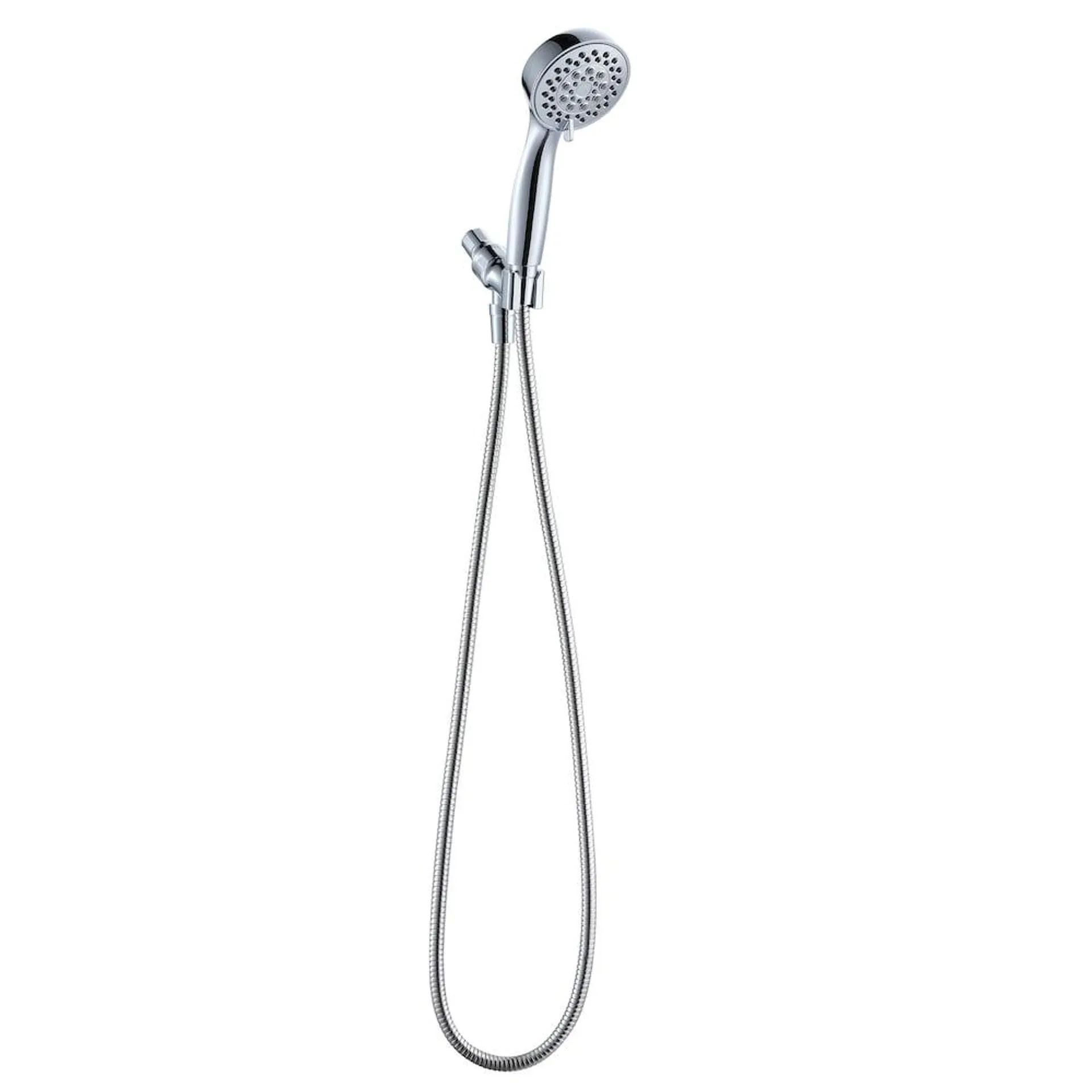 Taos 6-Function Wall-Mounted Square Handshower with Hose in Chrome