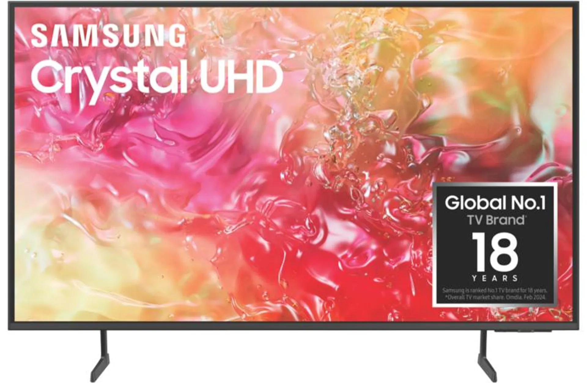 Samsung 43" DU7700 4K Crystal UHD Smart TV 24