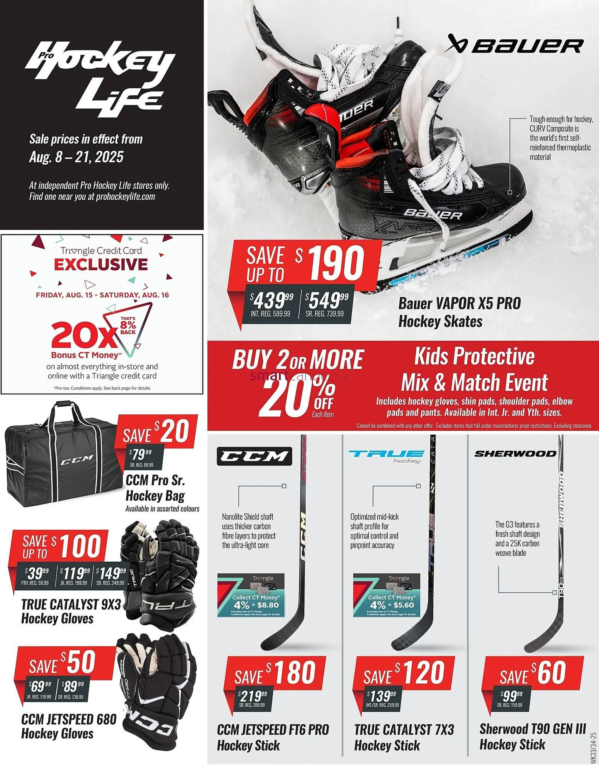Hockey Life flyer from August 8 to August 14 2025 - flyer page 1