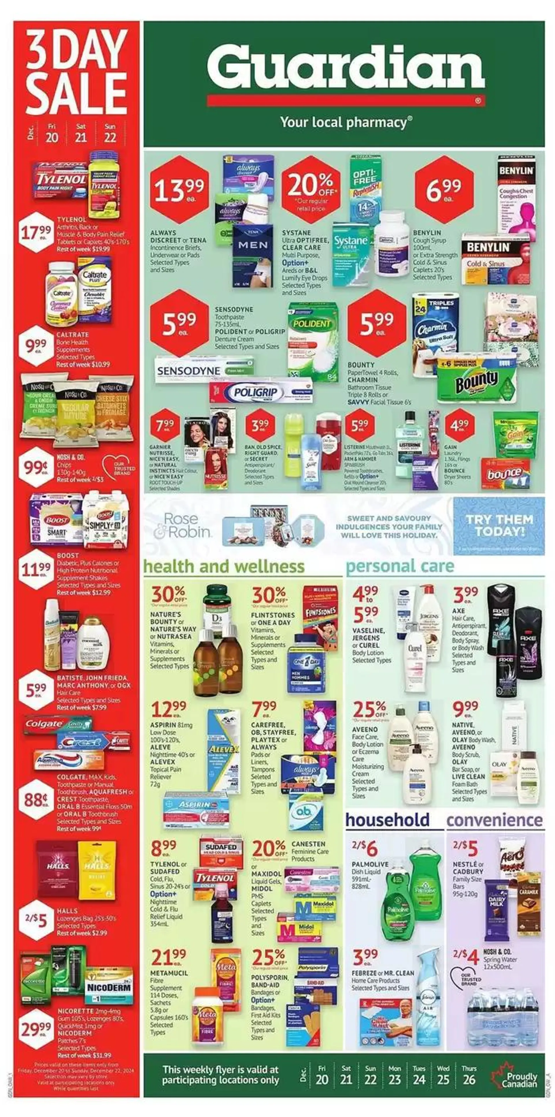 Guardian Pharmacy weekly flyer - 1