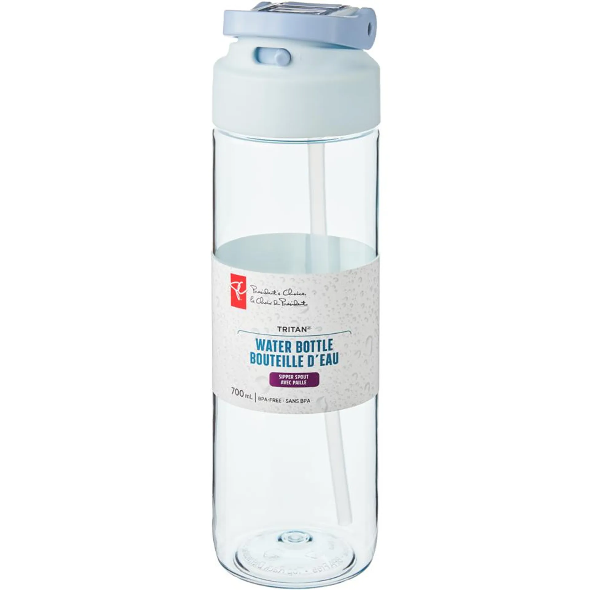 Sipper Spout Tritan Water Bottle - Blue