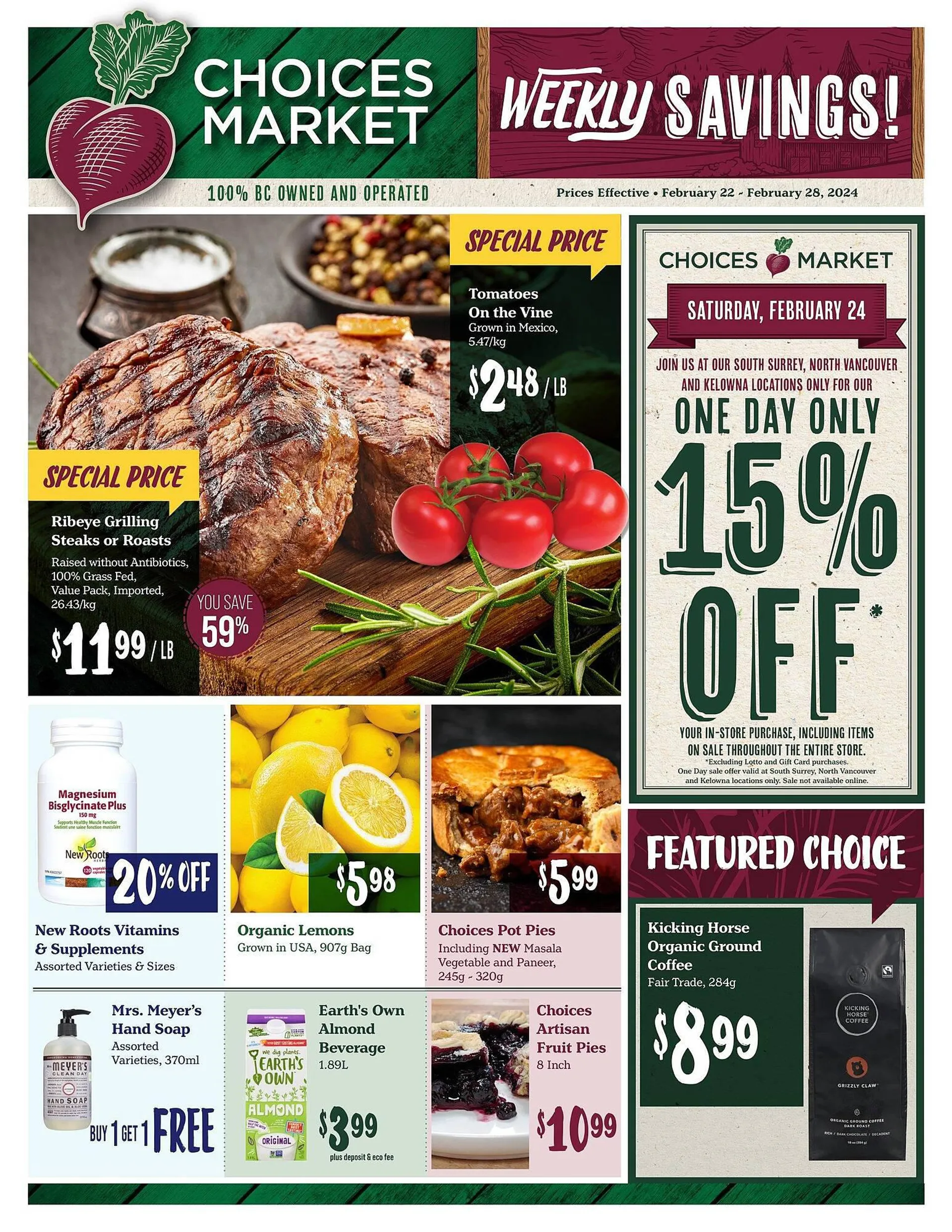 Choices Market flyer from February 22 to February 28 2024 - flyer page 