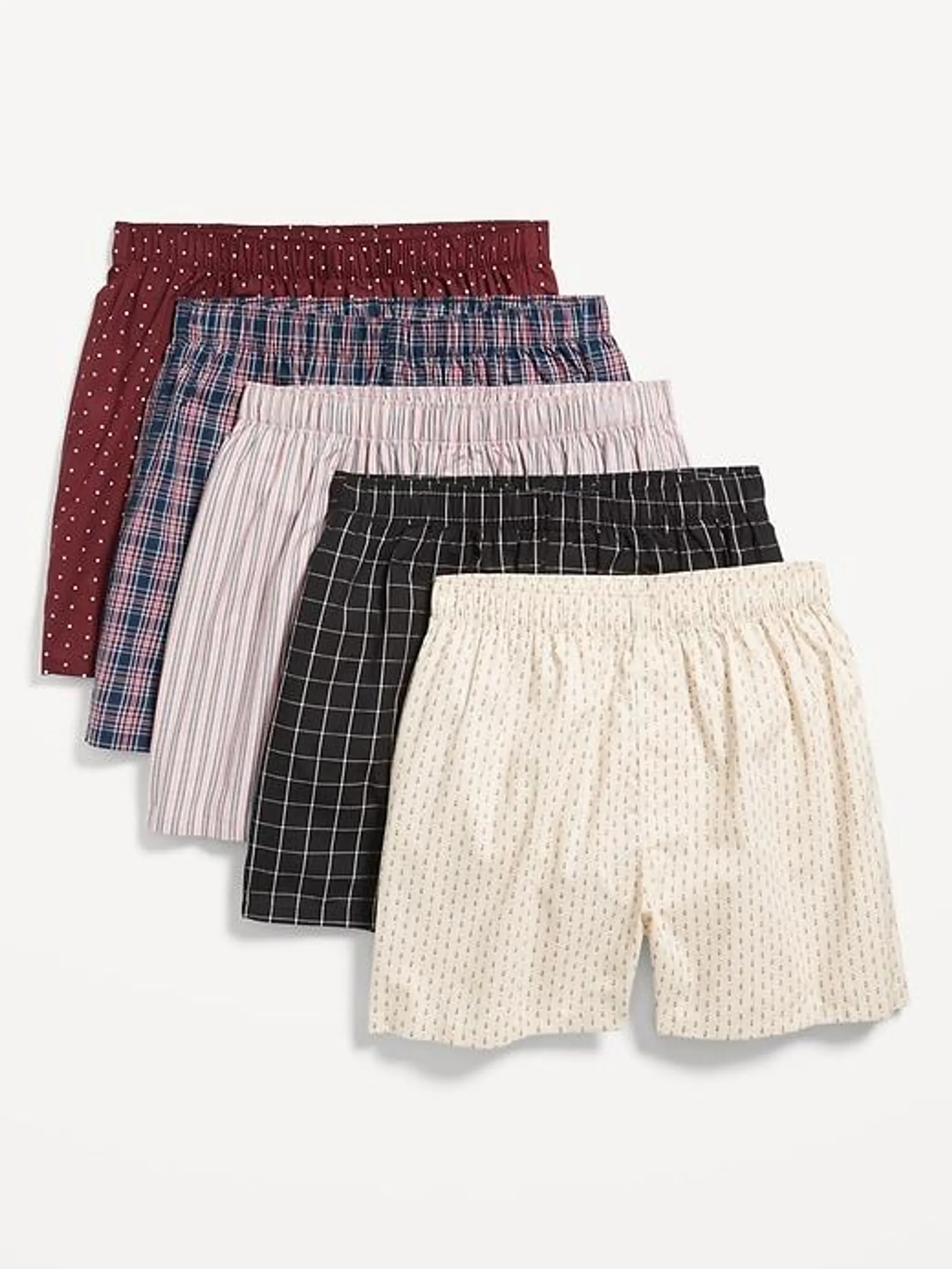 5-Pack Poplin Boxer Shorts