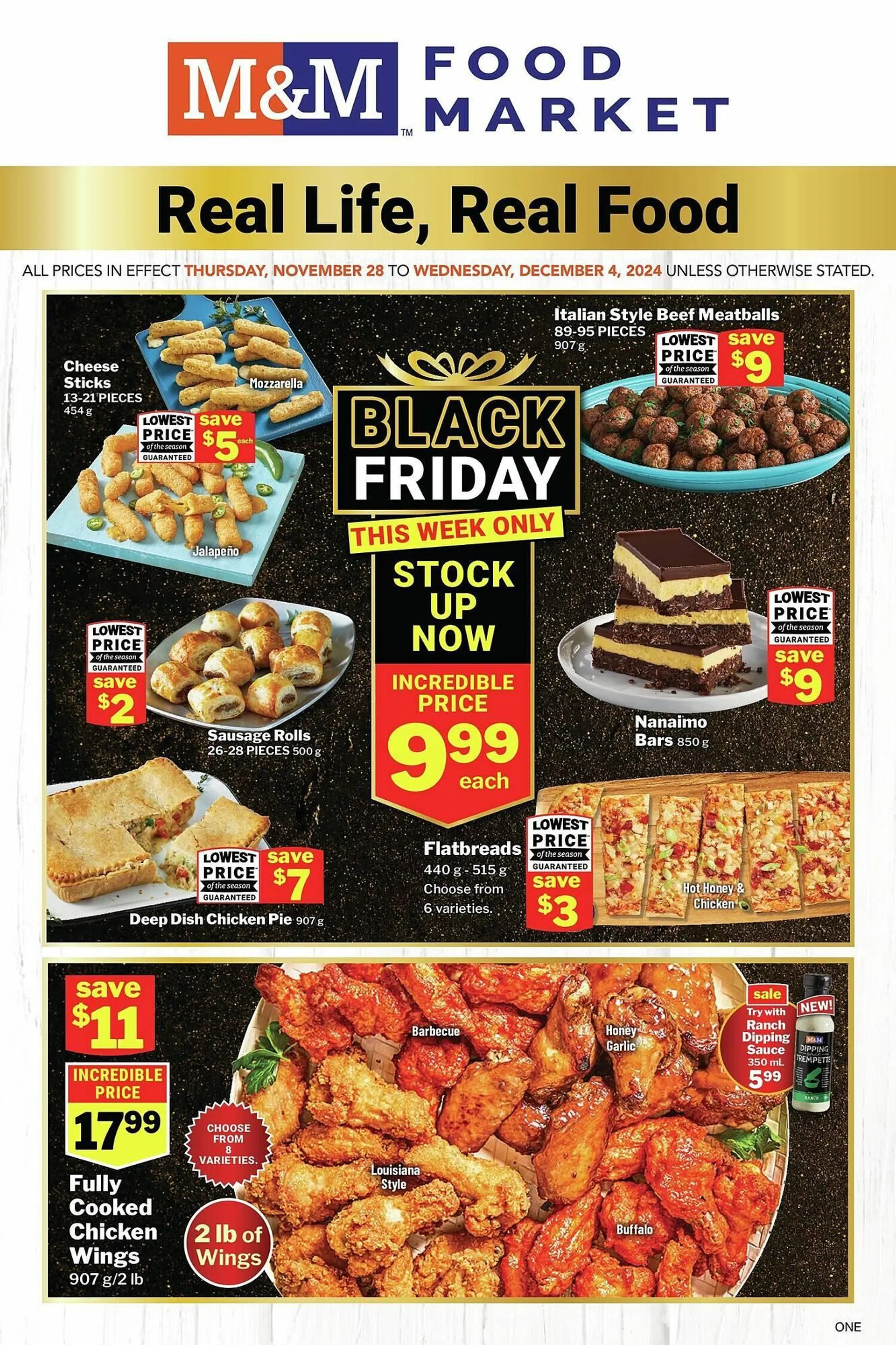 M & M Food Market flyer - 1