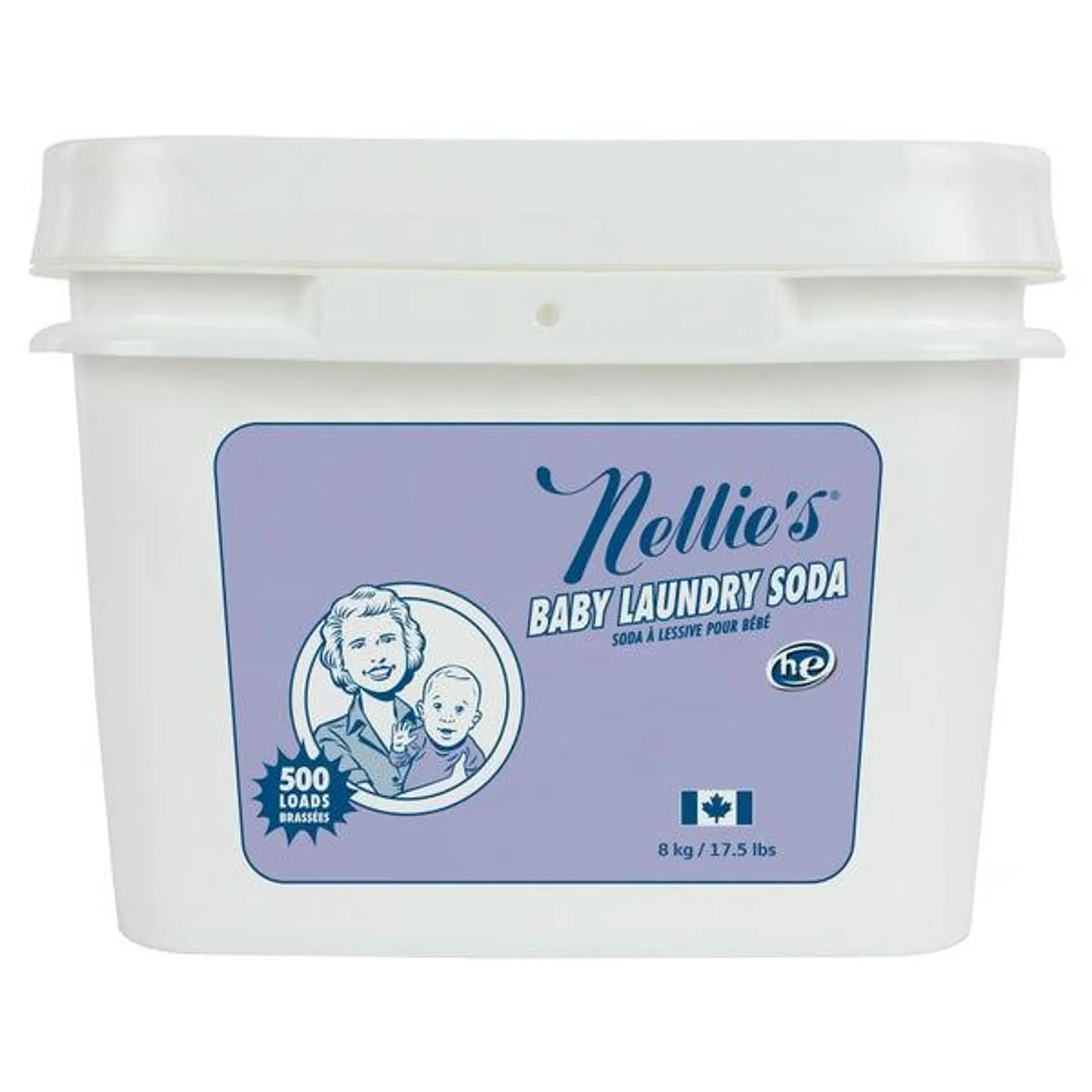 Nellie's Baby Laundry Soda 500 loads, 8 kg (17.5 lb)