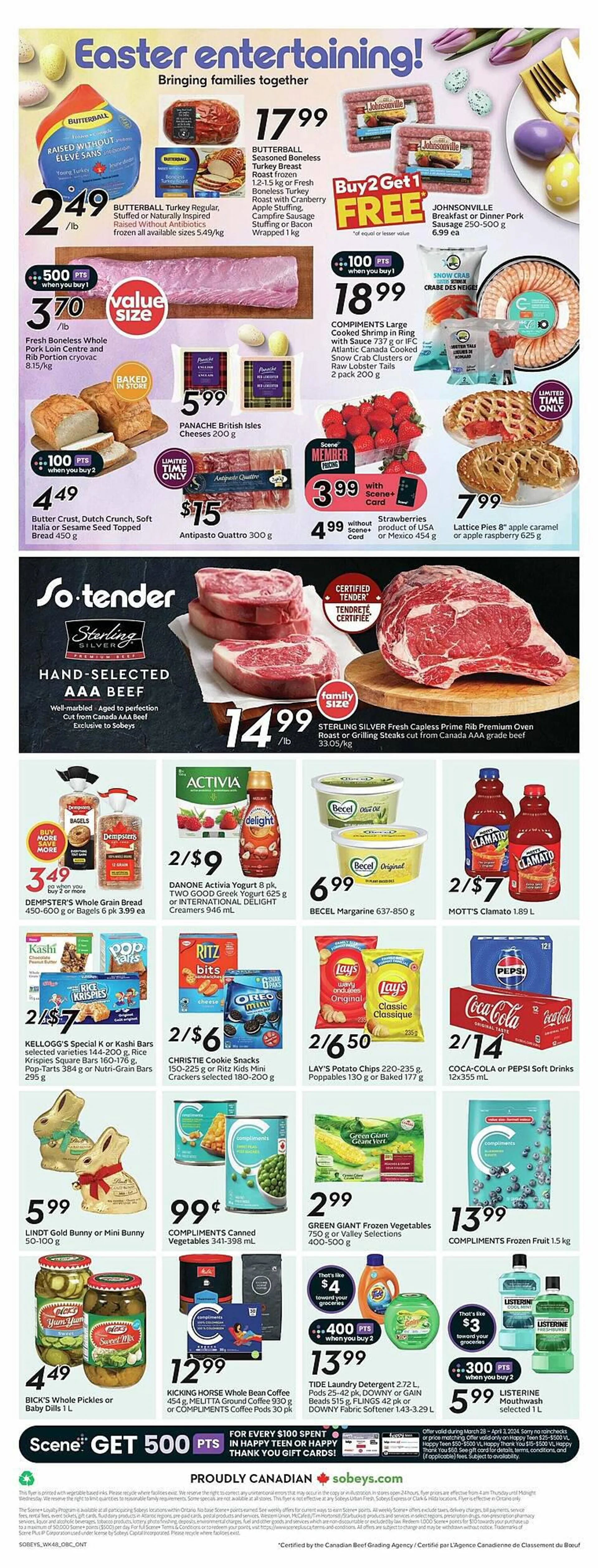 Sobeys flyer from March 28 to April 4 2024 - flyer page 4