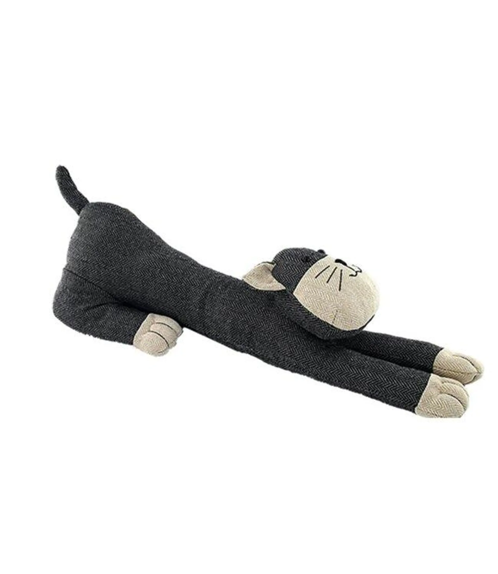 LAUREN TAYLOR ANIMAL SHAPED DOOR STOPPER LONG CAT 28"