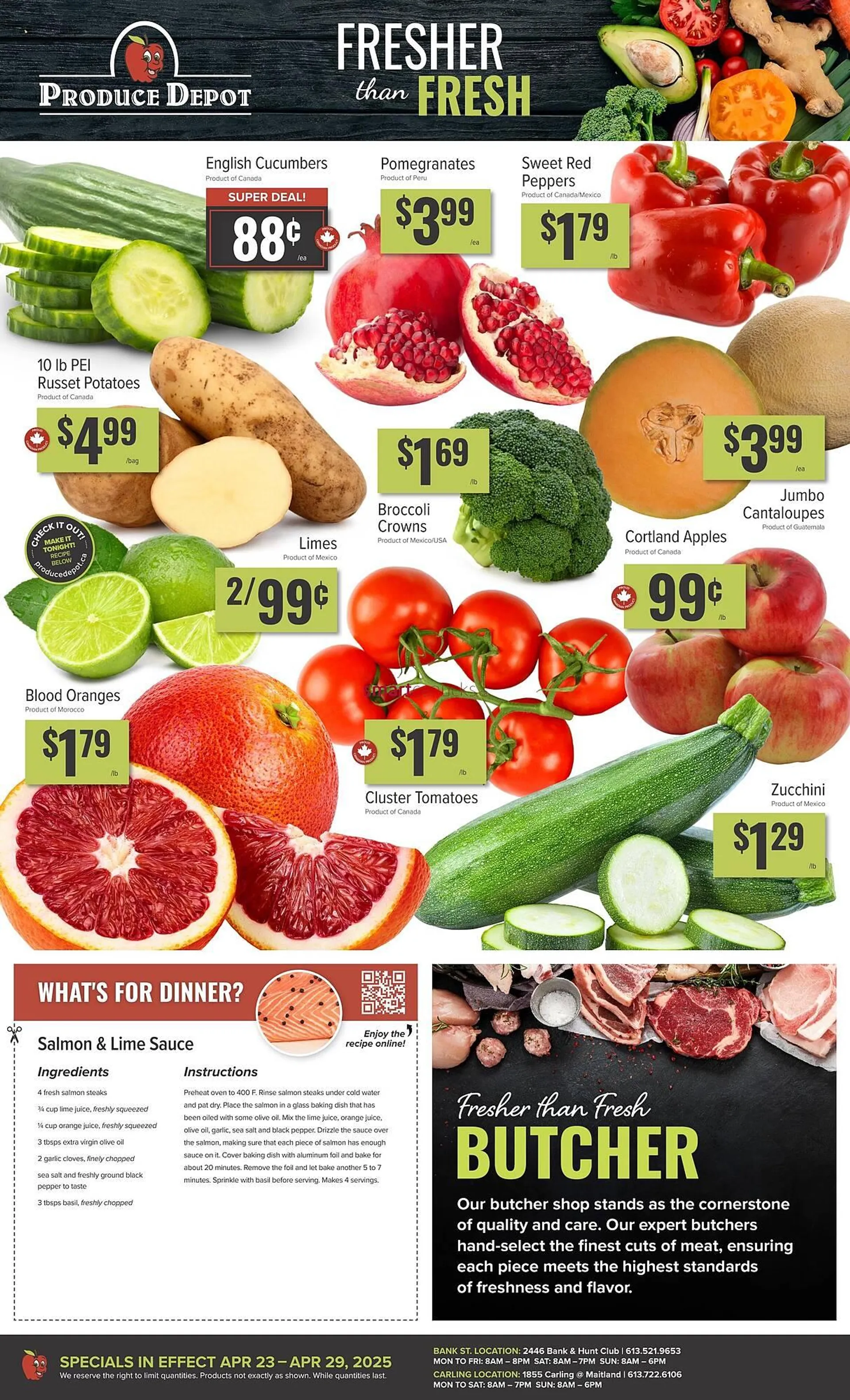 Produce Depot flyer - 1
