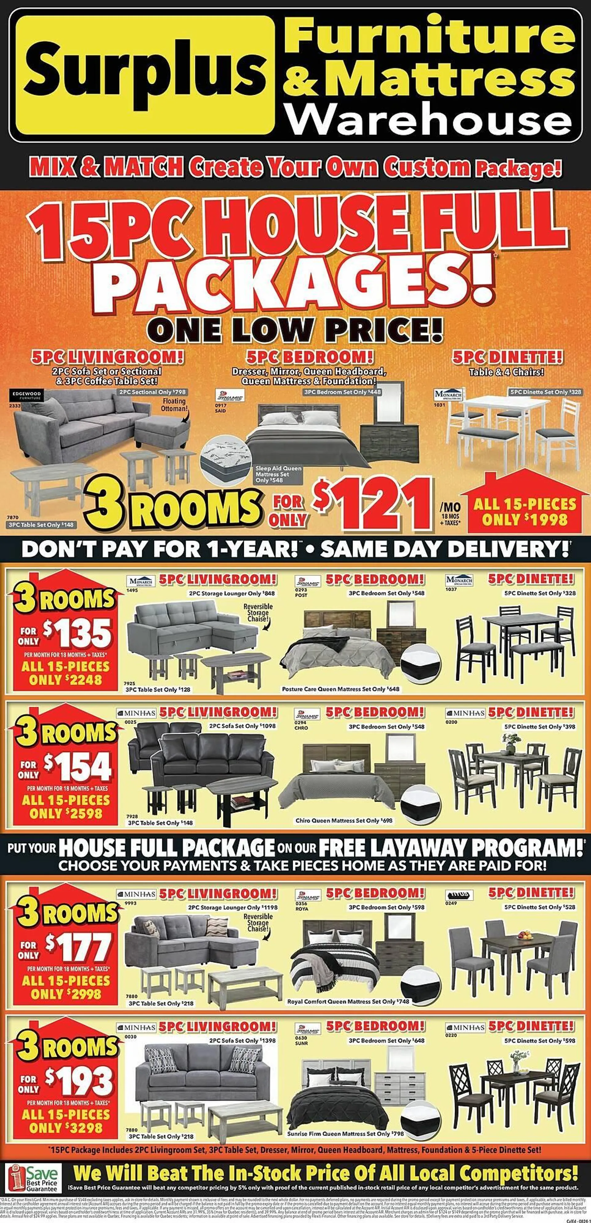 Surplus Furniture flyer - 1