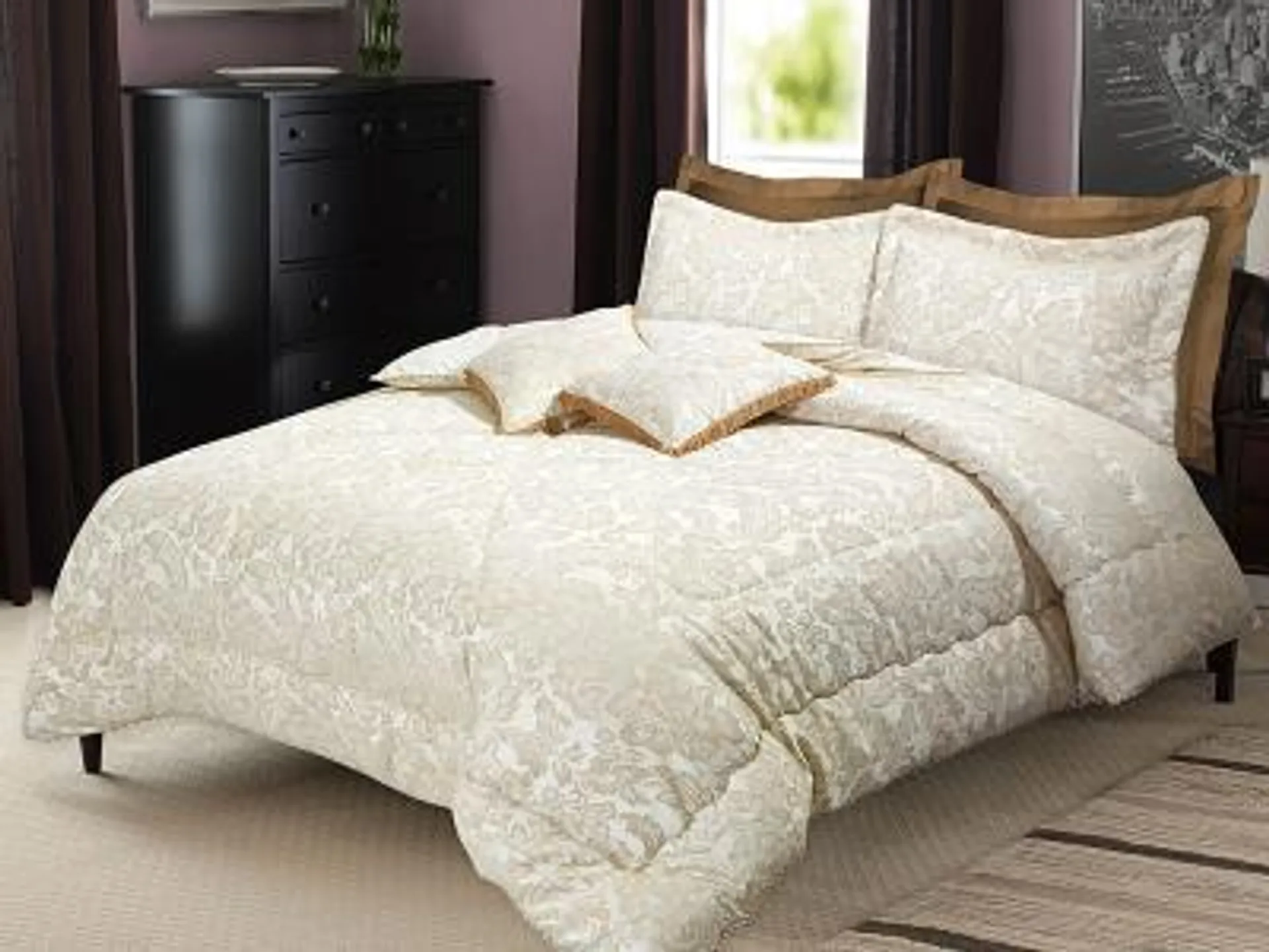 Fabrics Point Comforter 5 Pcs Queen - CM5QPCJQT1