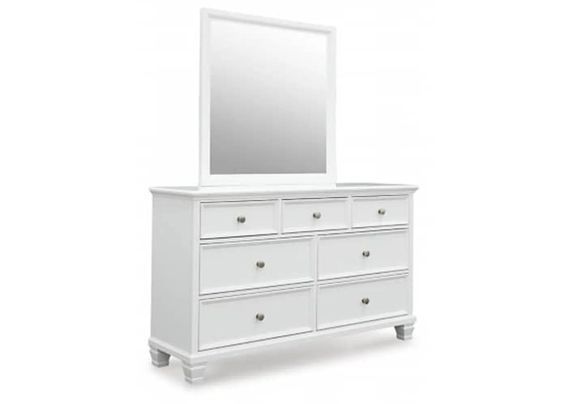 Fortman Dresser and Mirror - White