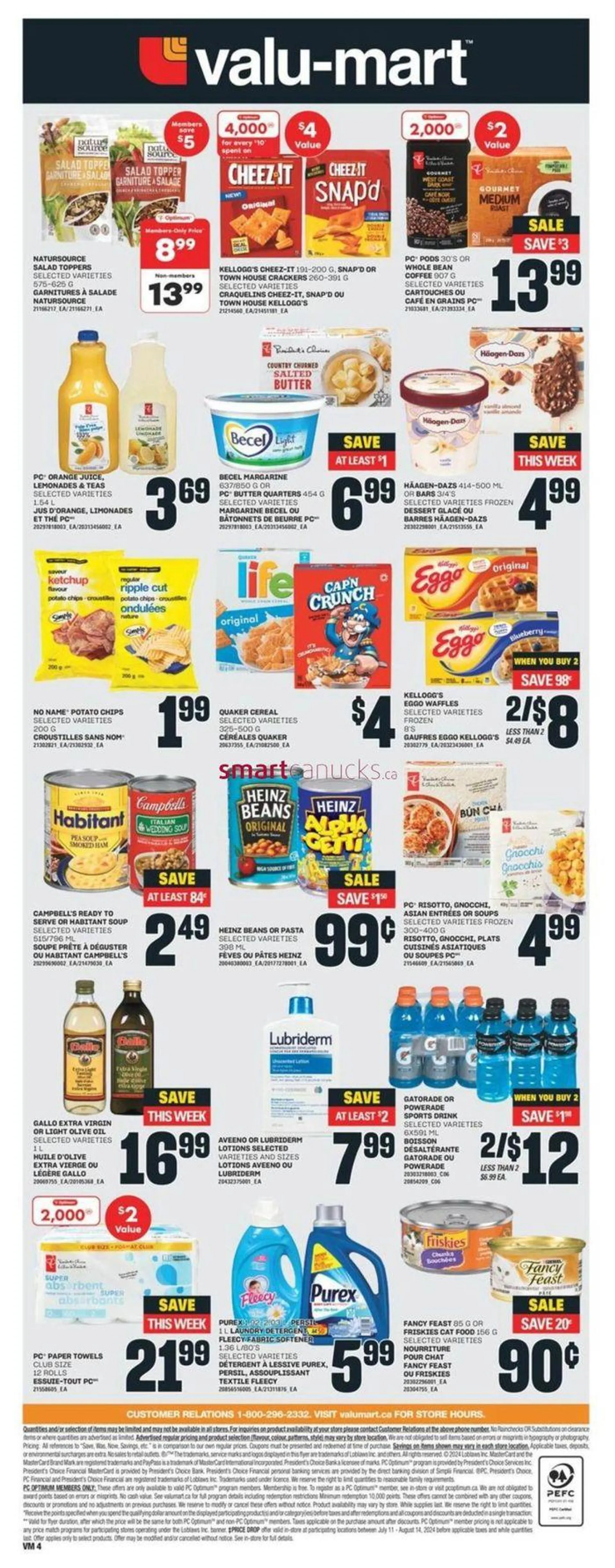 Valu-mart weeky flyer from July 25 to July 31 2024 - flyer page 3