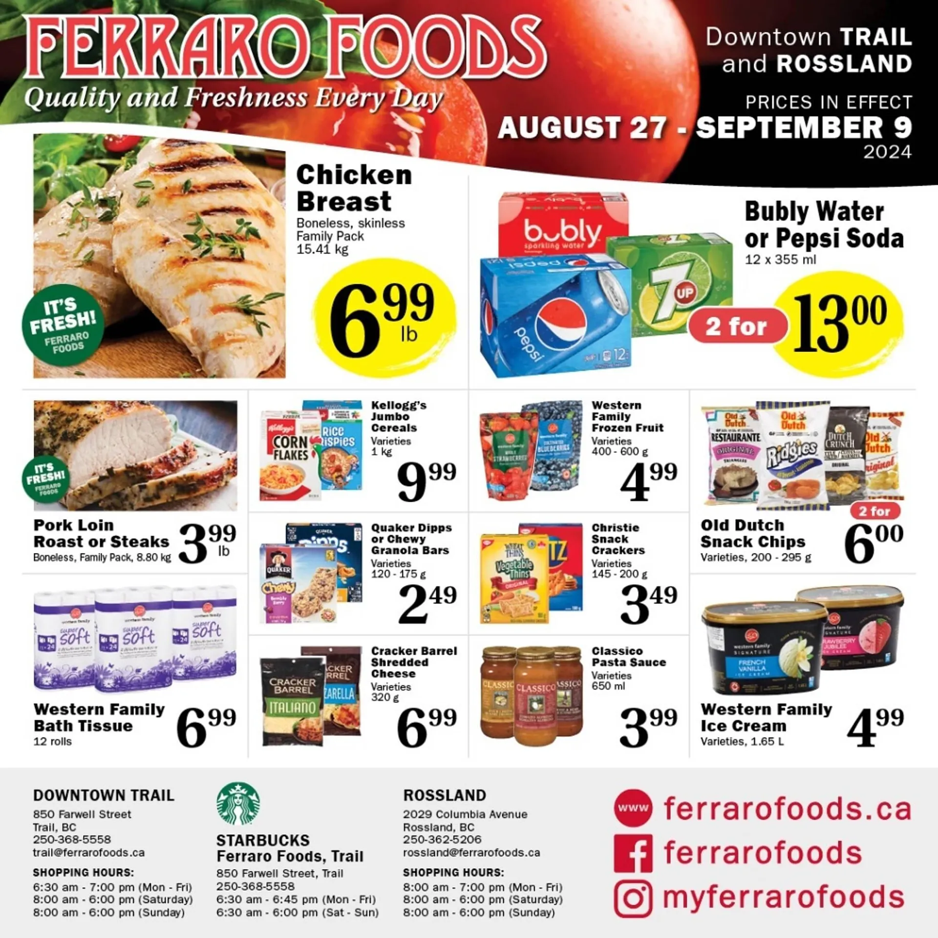 Ferraro Foods flyer - 1