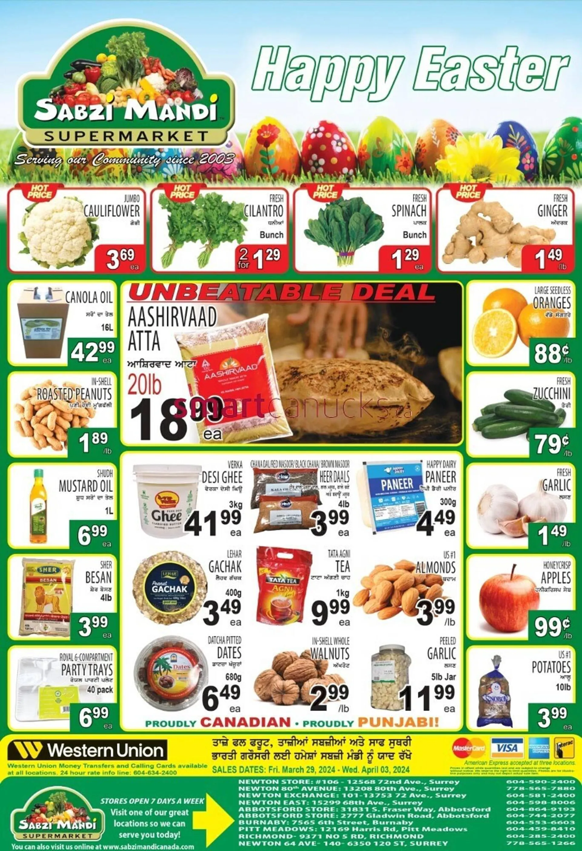 Sabzi Mandi Supermarket flyer from March 29 to April 4 2024 - flyer page 