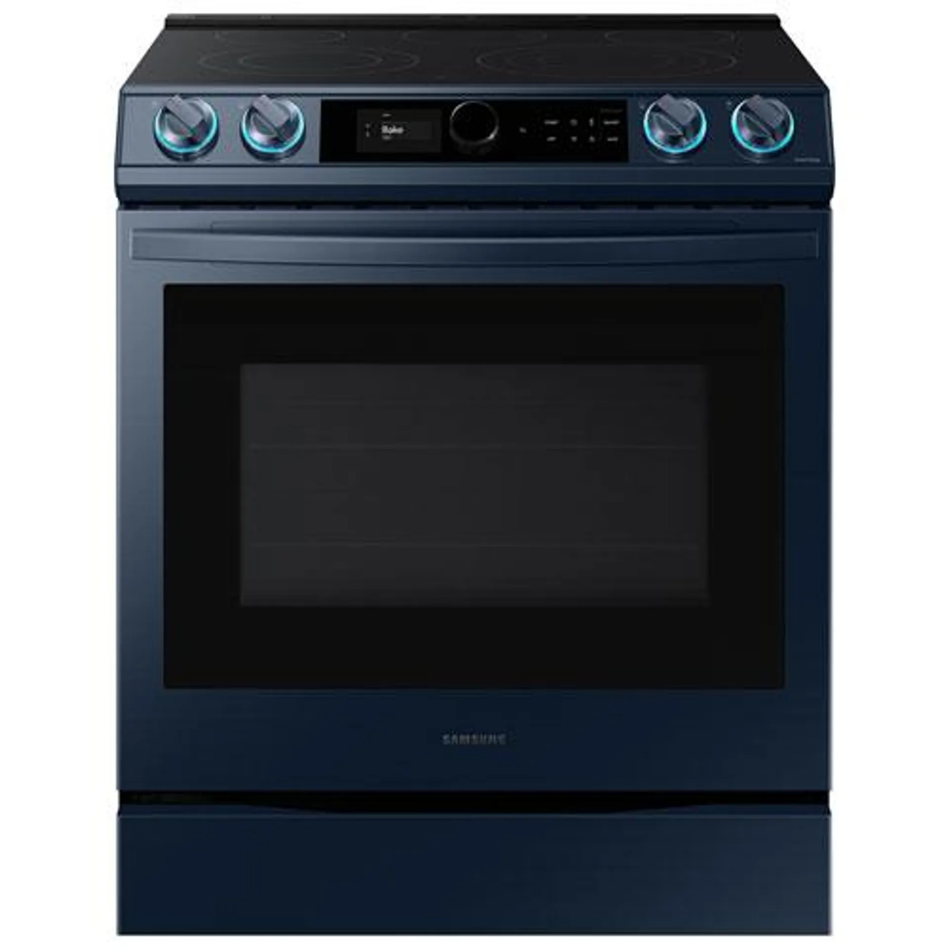 Samsung BESPOKE 30" True Convection 5-Element Slide-In Electric Air Fry Range (NE63A8711QN/AC) - Navy