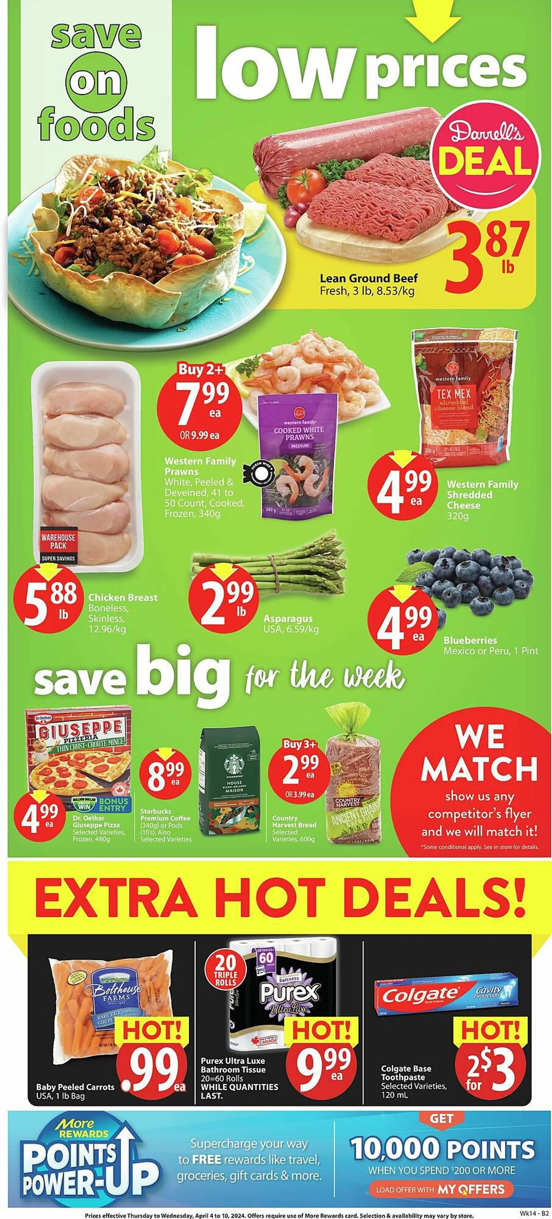 Save on Foods flyer from April 4 to April 11 2024 - flyer page 
