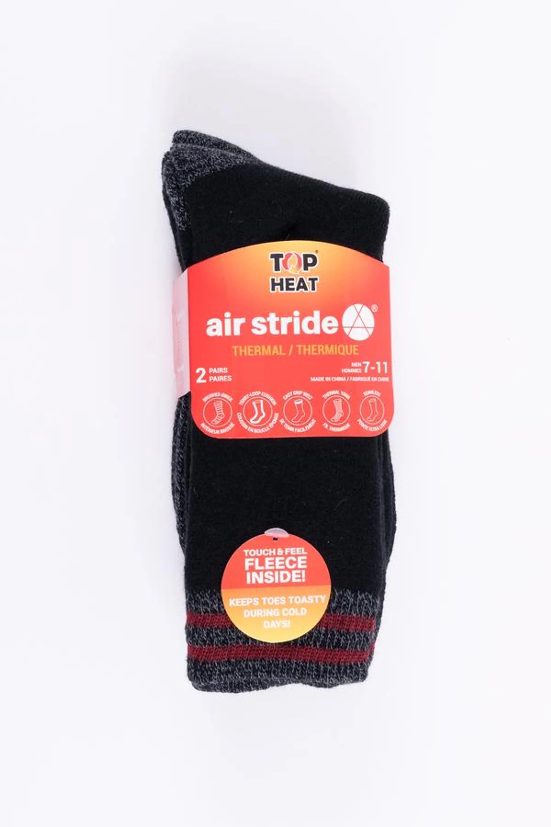 Air stride thermal socks - 2 pairs