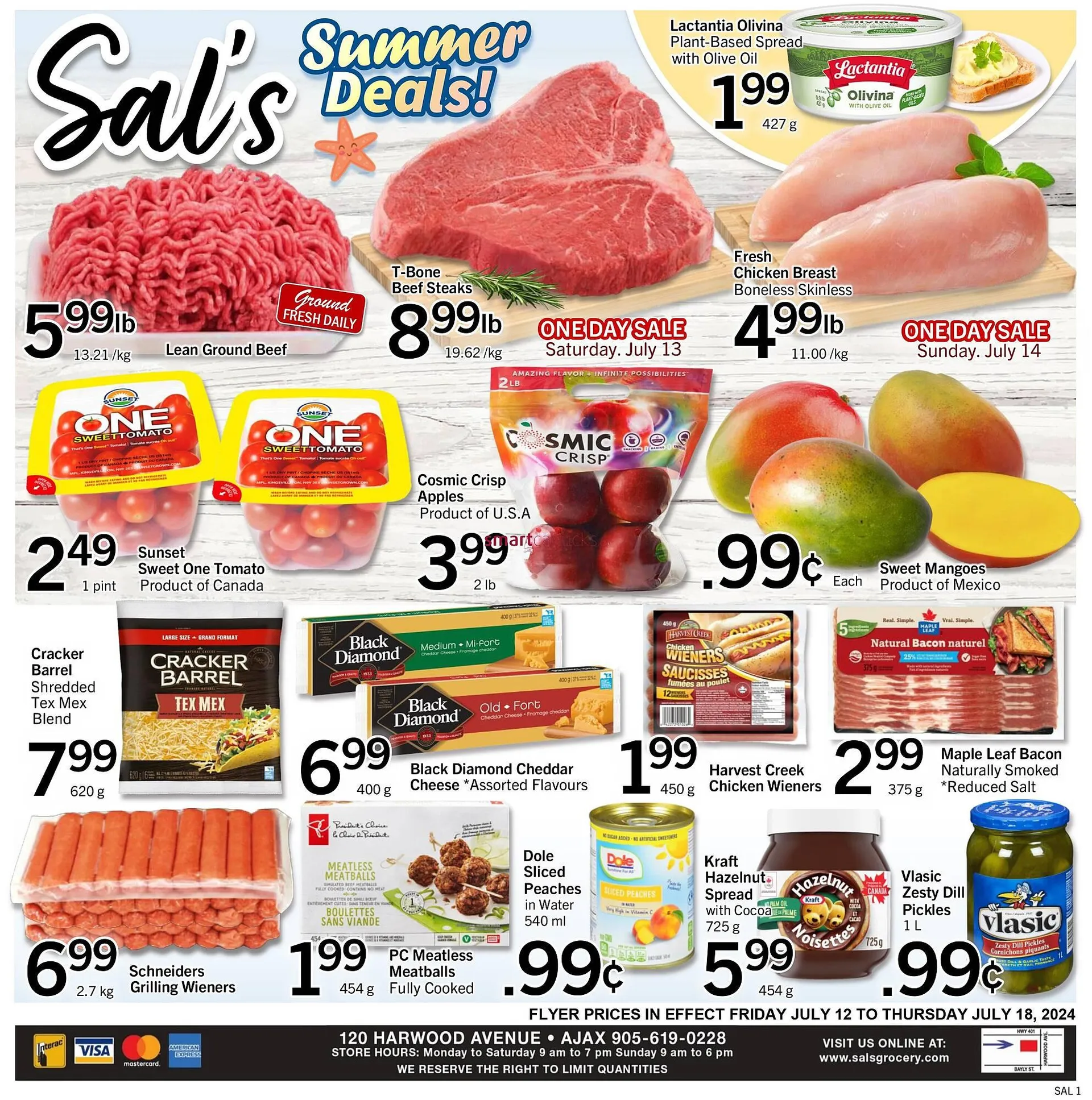 Sals Grocery flyer - 1