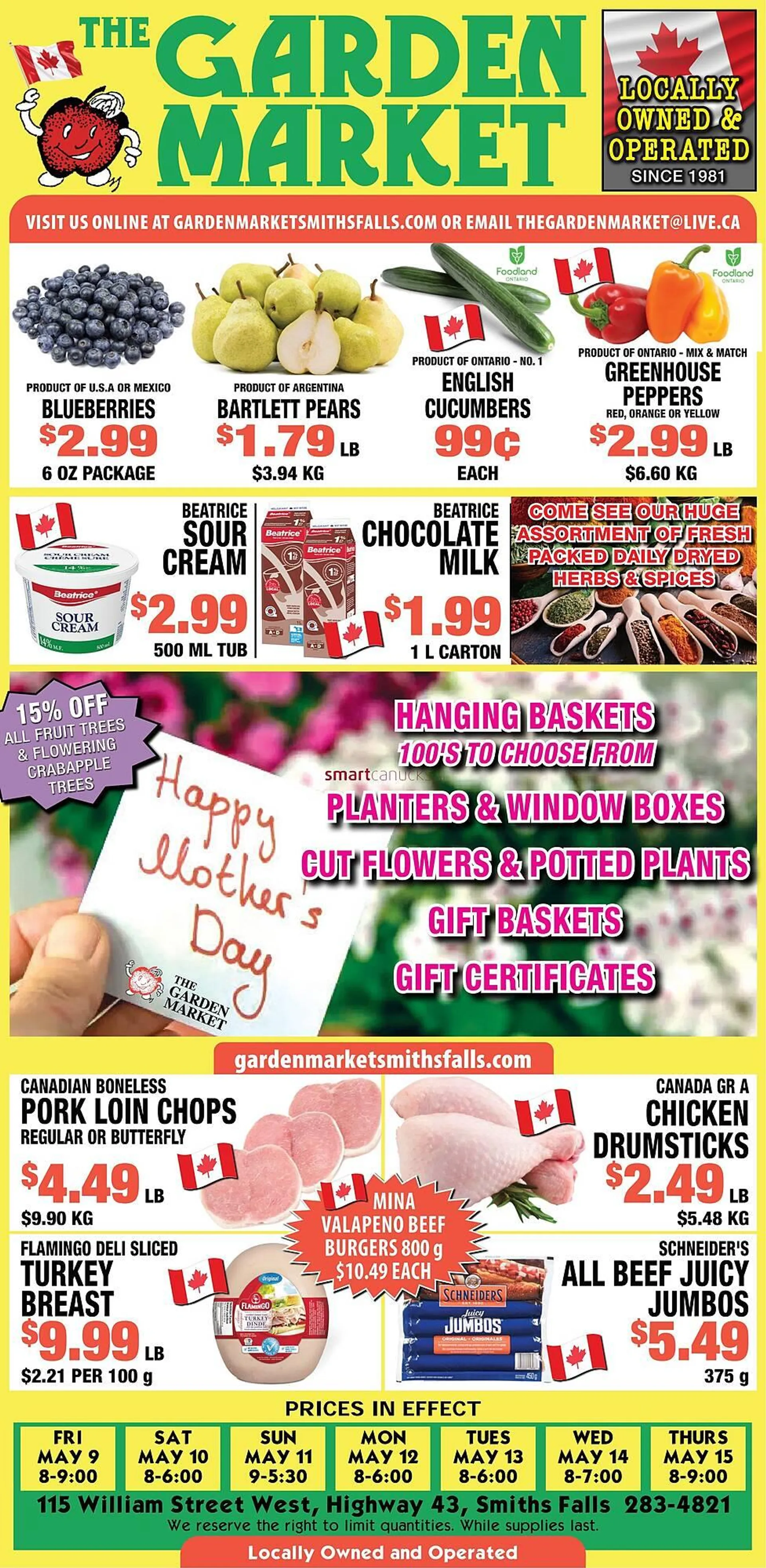 The Garden Market flyer - 1
