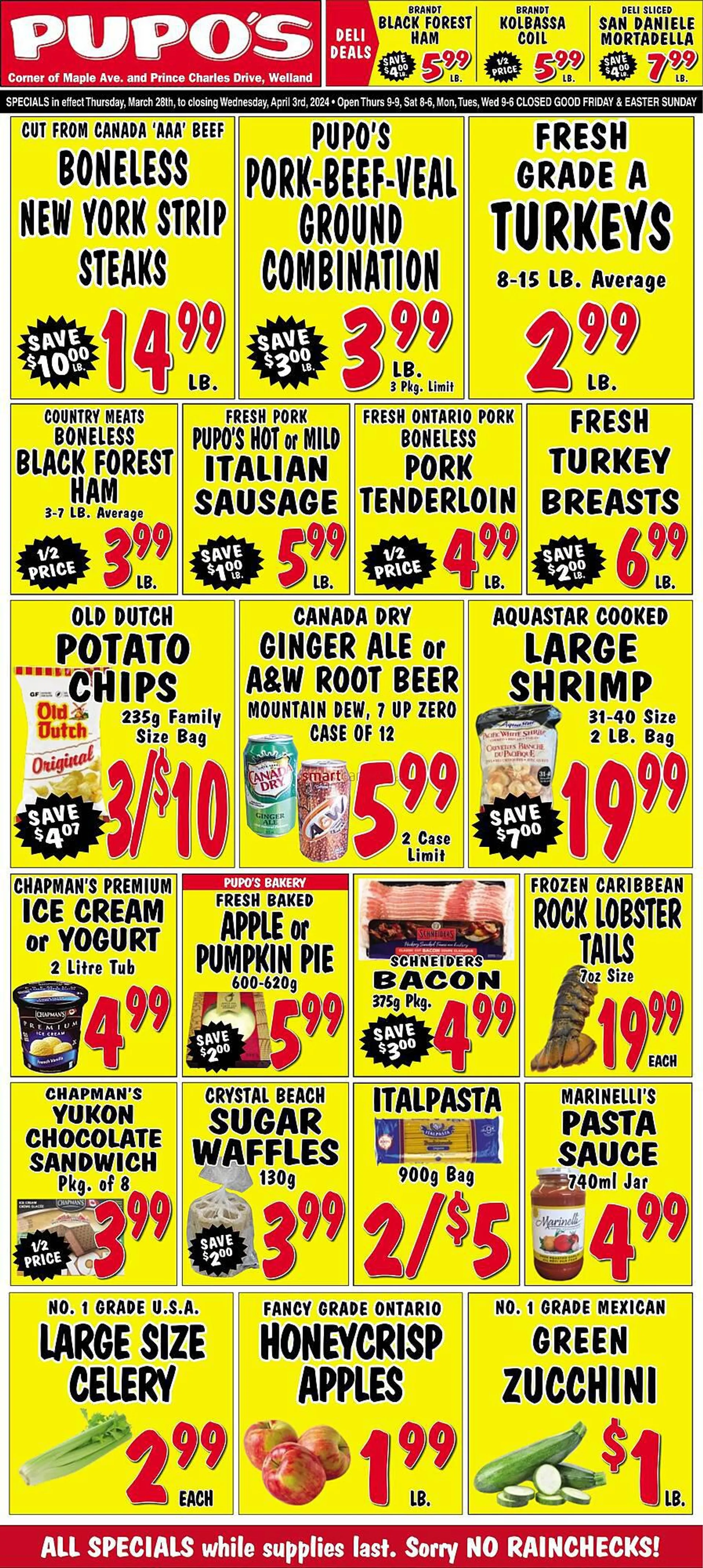 Pupo's Food Market flyer from March 28 to April 3 2024 - flyer page 