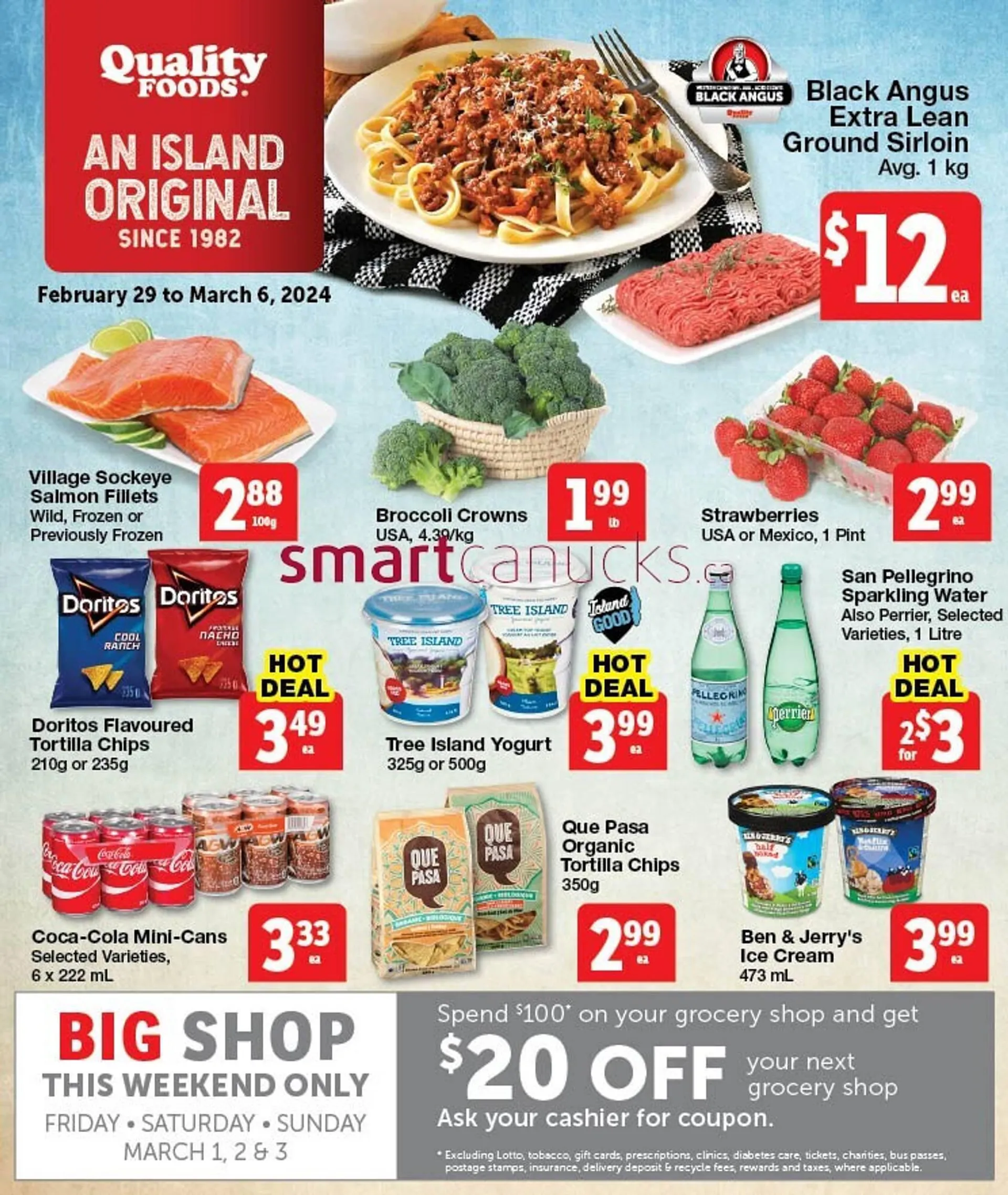 Quality Foods flyer from March 1 to March 28 2024 - flyer page 1