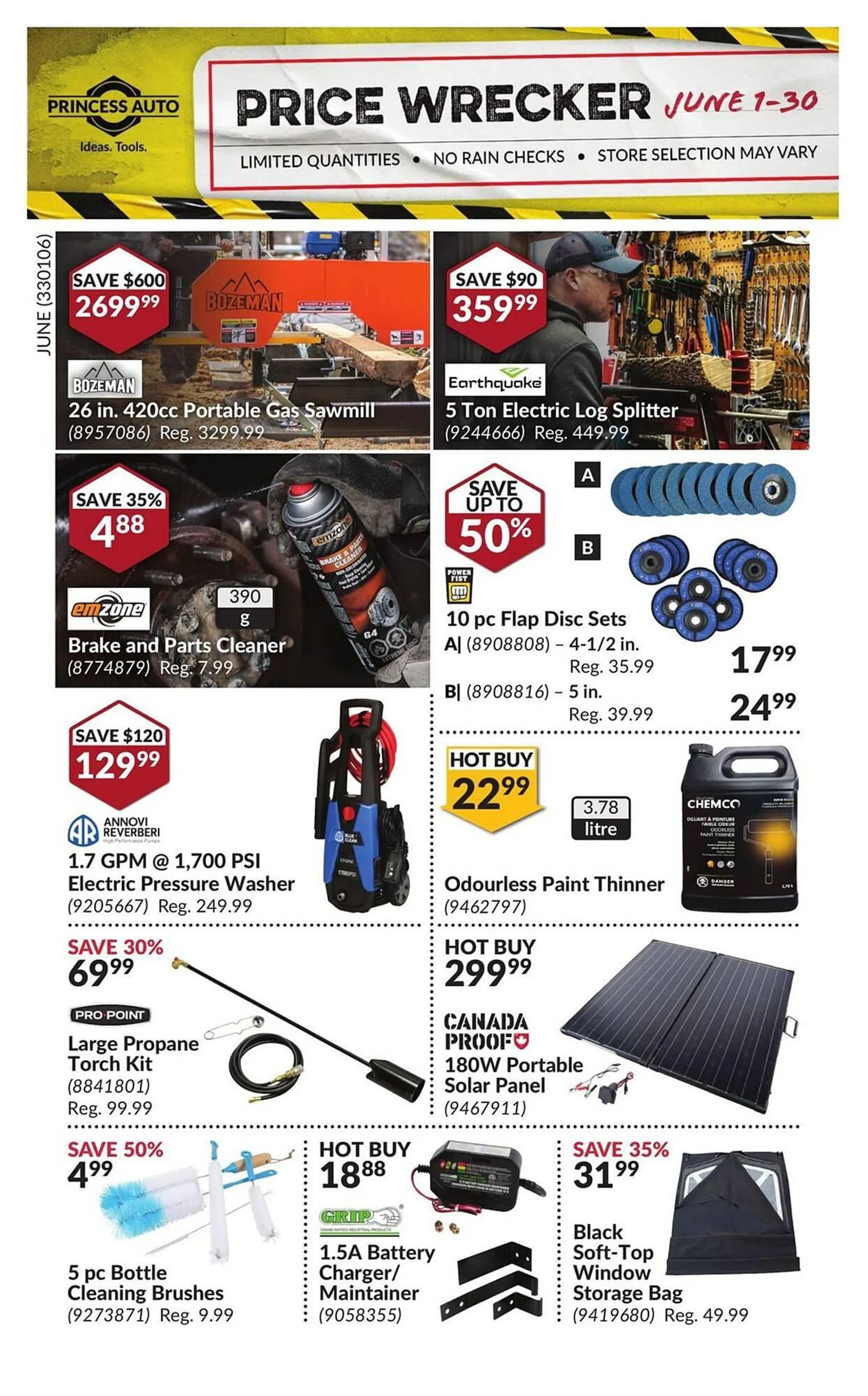 Princess Auto flyer from June 1 to June 30 2025 - flyer page 1